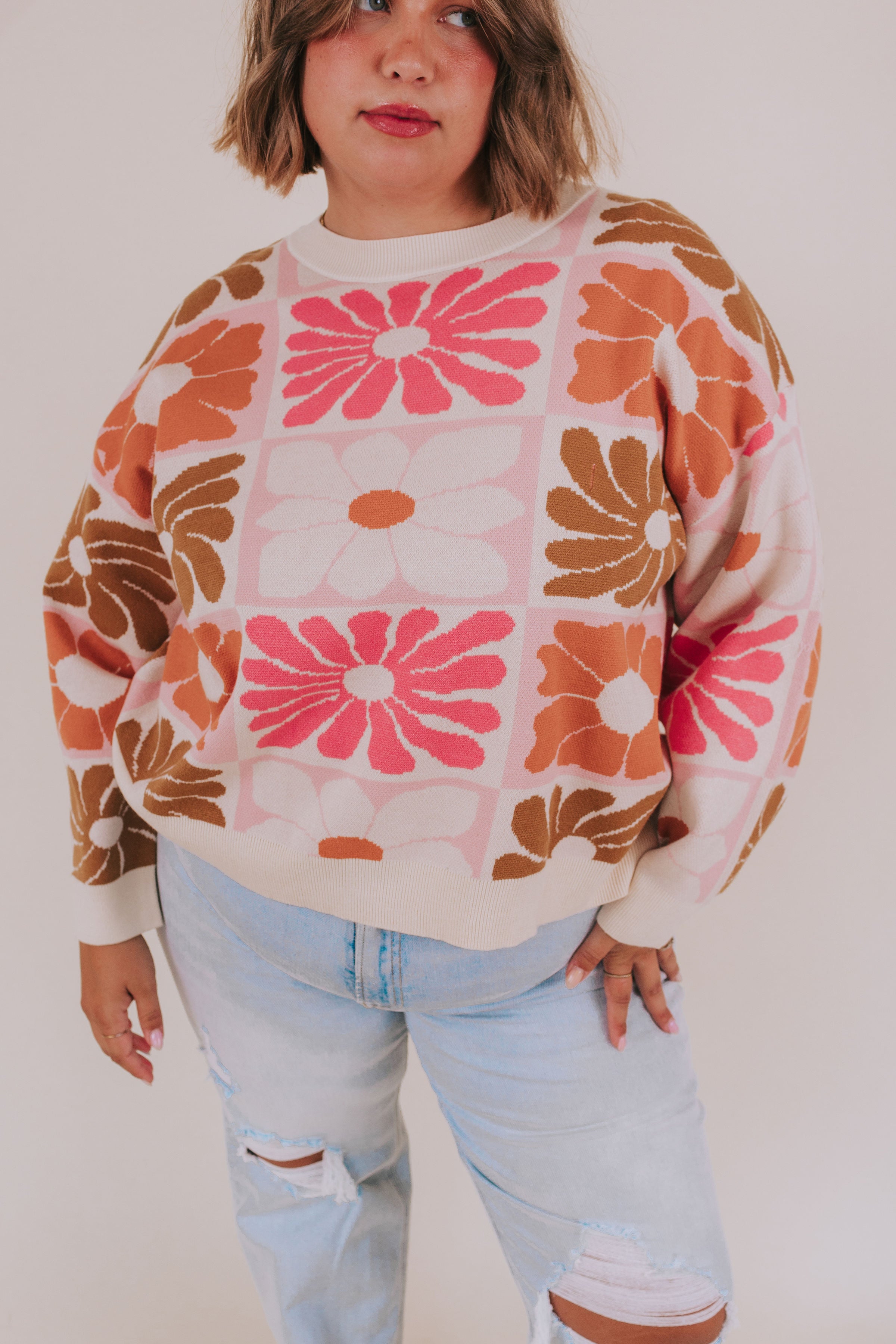 PLUS SIZE - Here For You Sweater