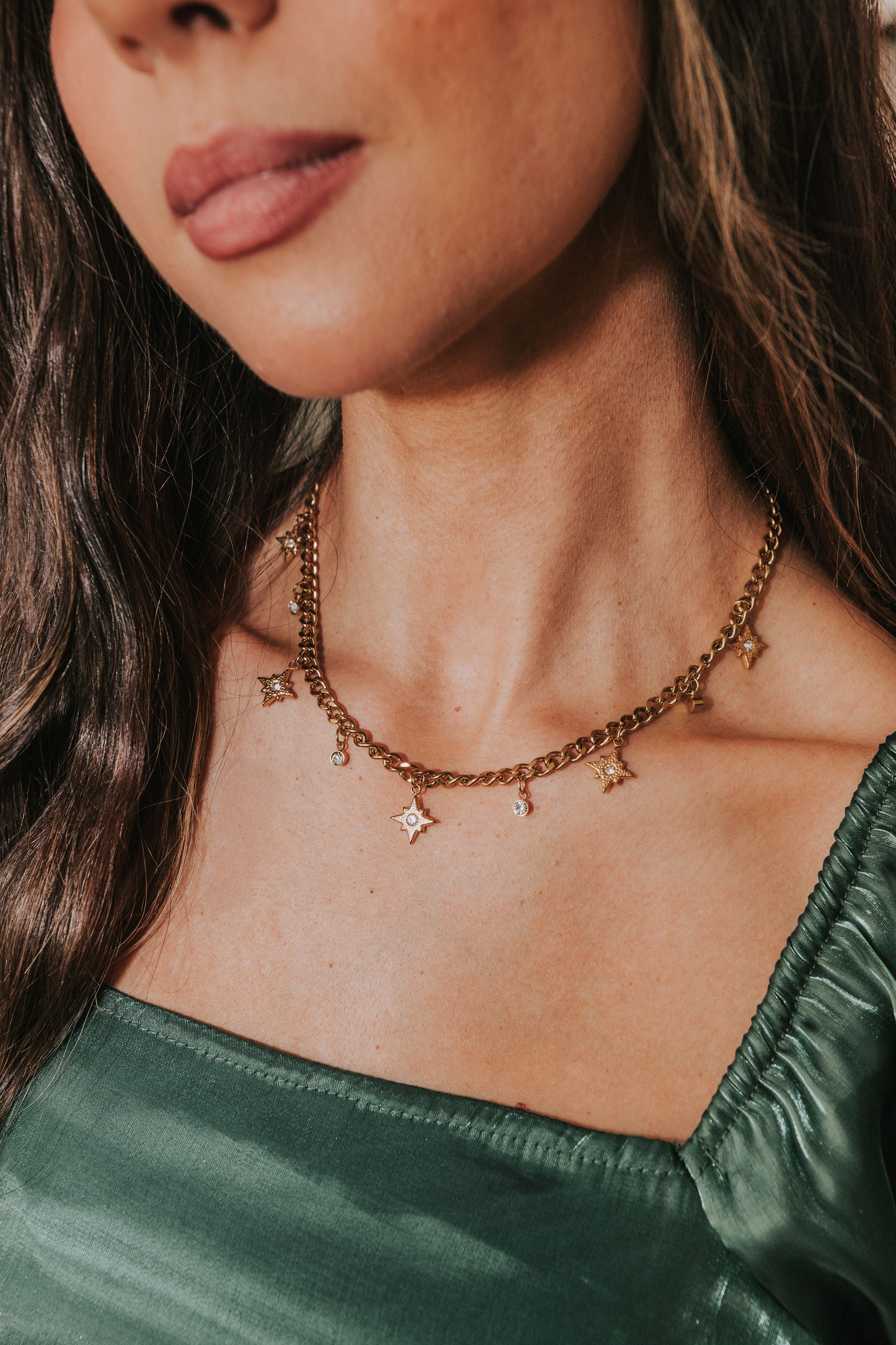Shine Like Stars Necklace - 18K Gold Plated
