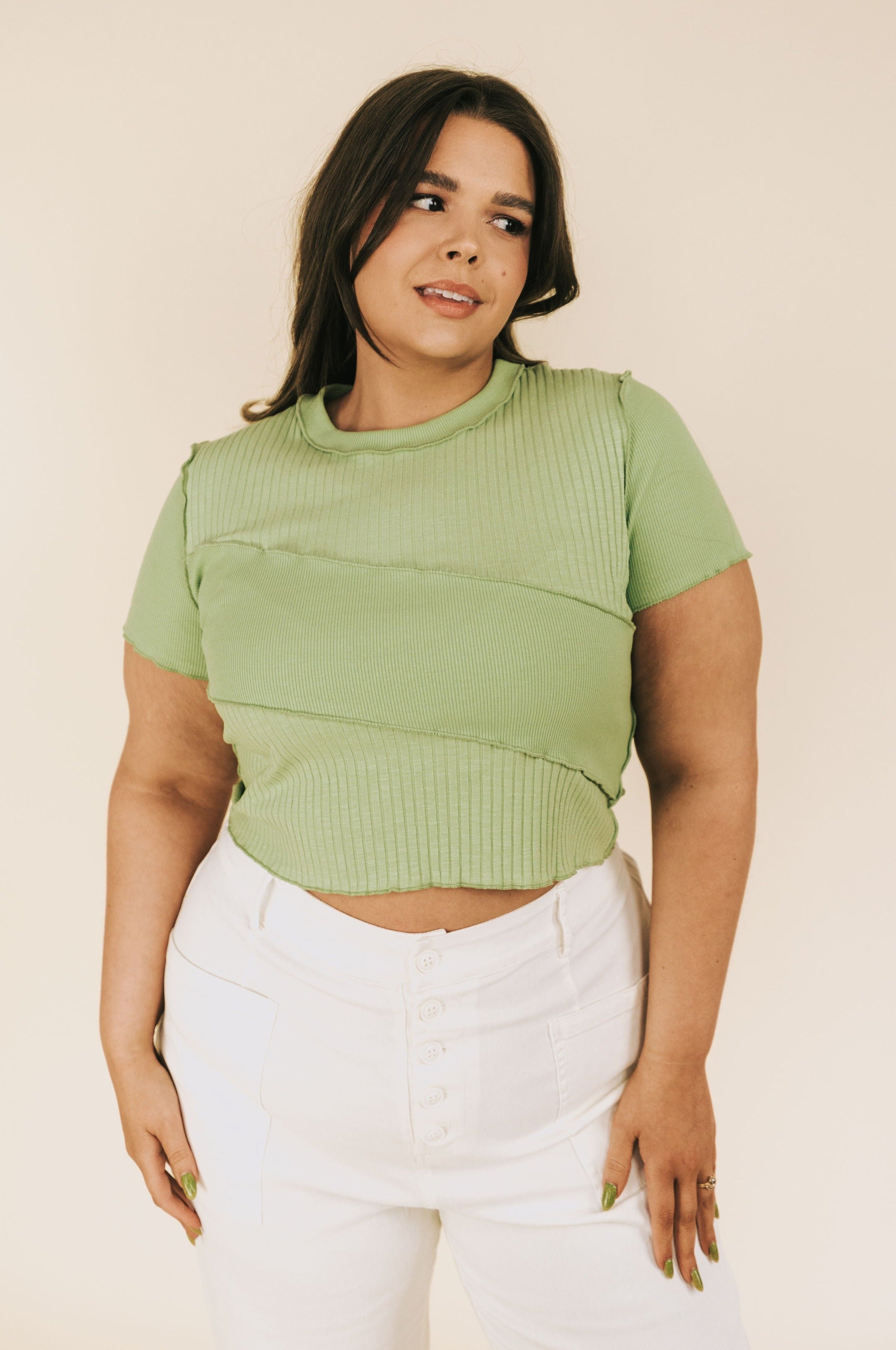 PLUS SIZE - Make Me Envious Top