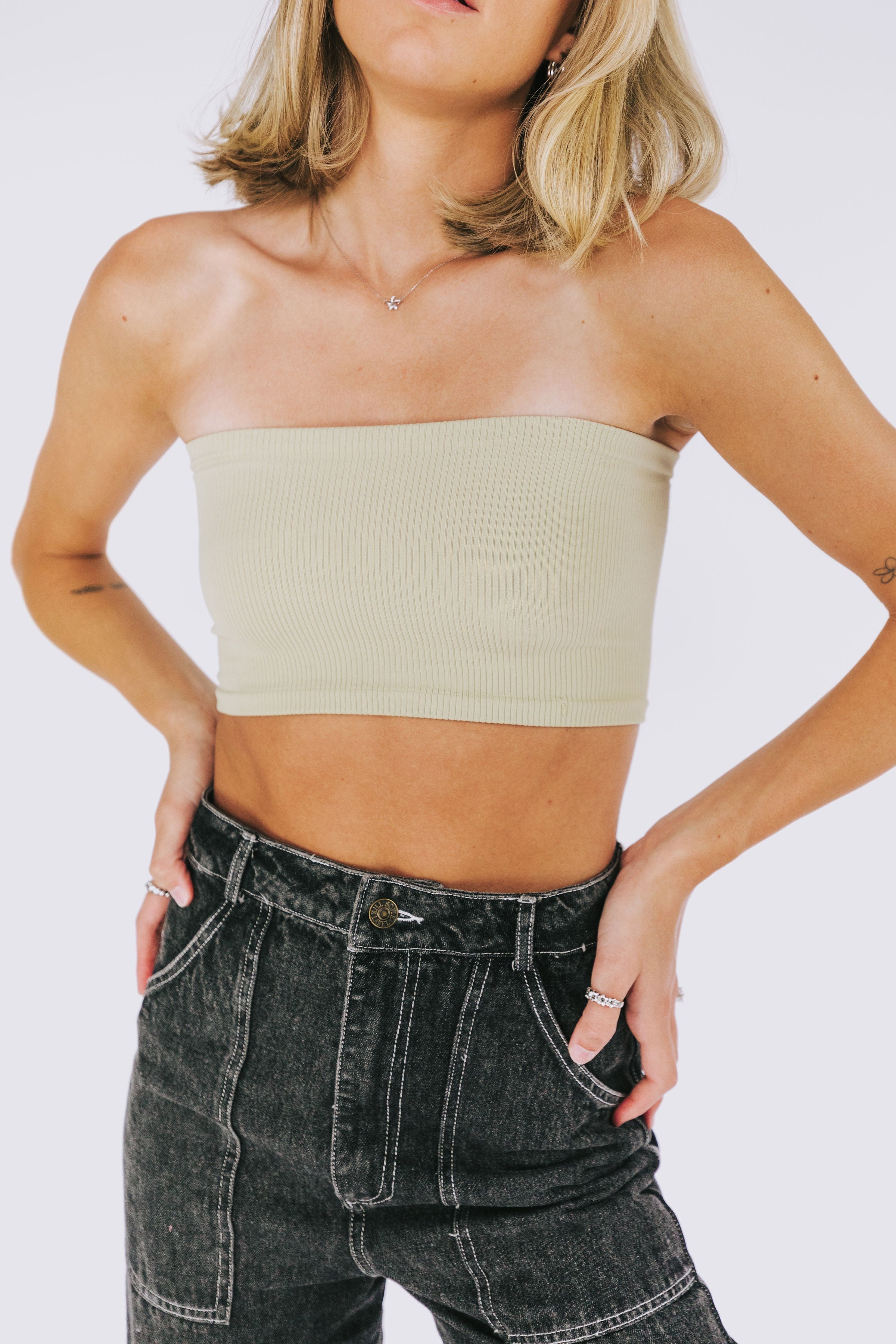 FREE PEOPLE - Amelia Bandeau - 3 Colors! by Free People in Lima Bean