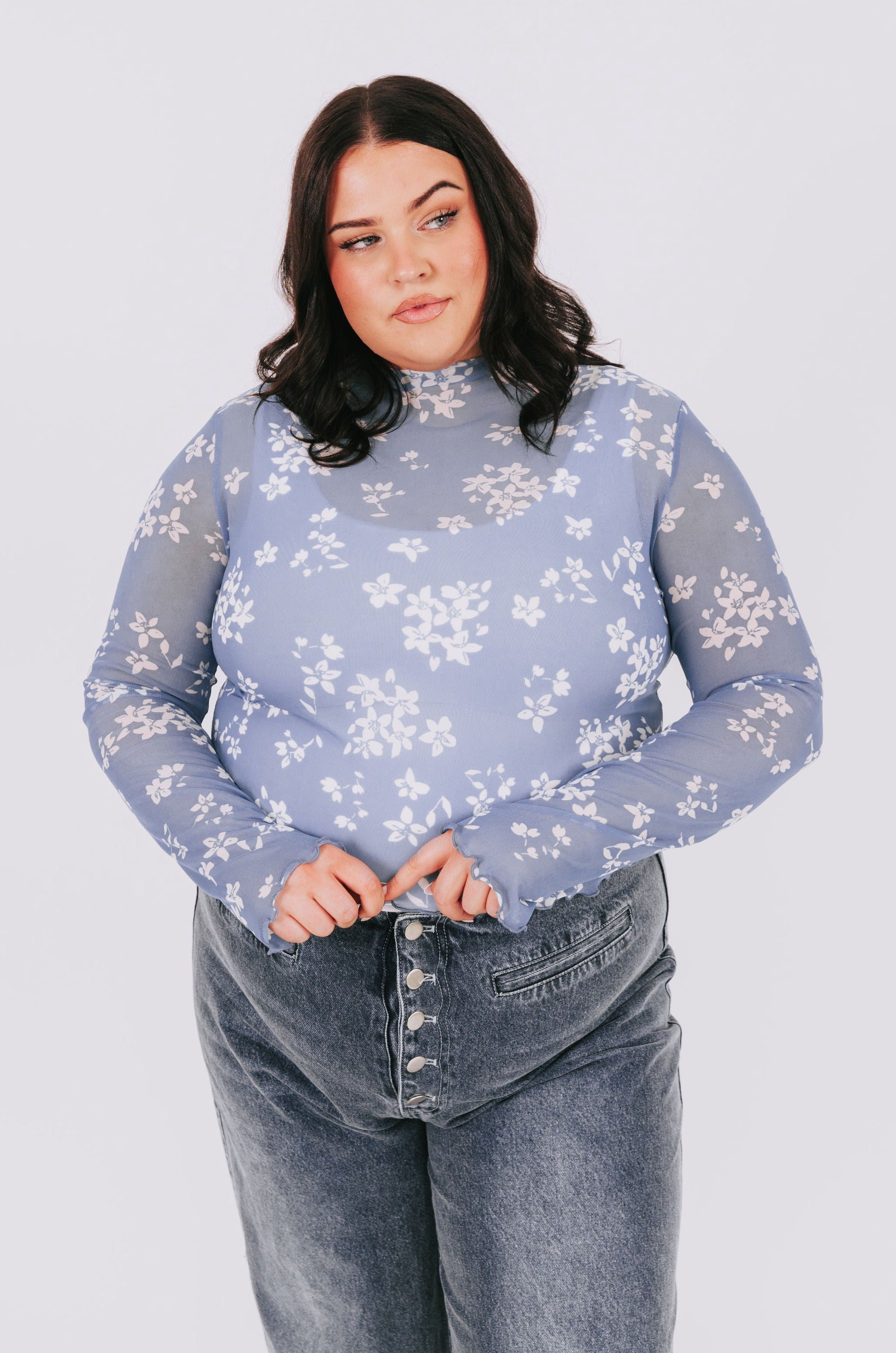 PLUS SIZE - Petal Pursuit Top