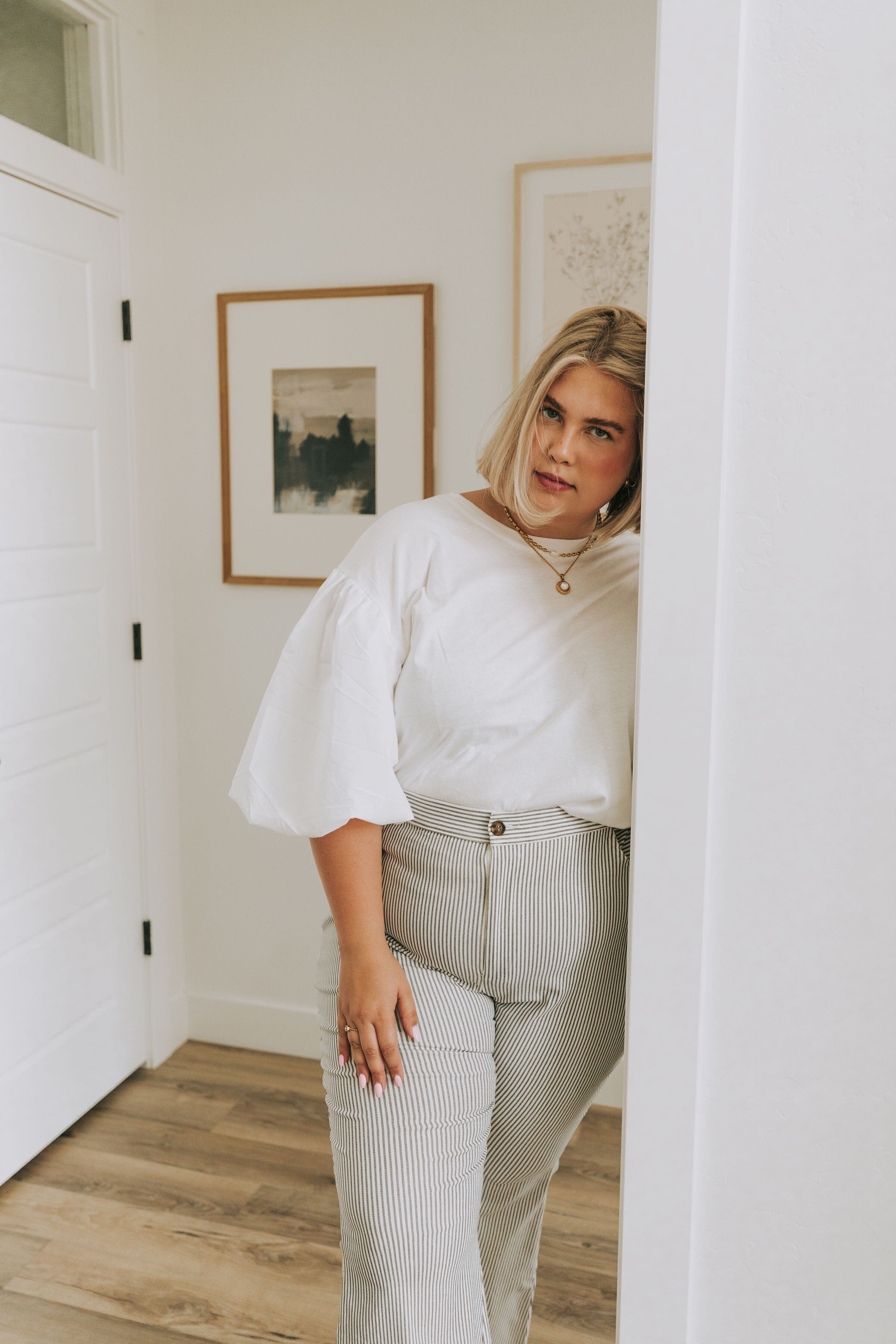 PLUS SIZE - Fine Line Pants