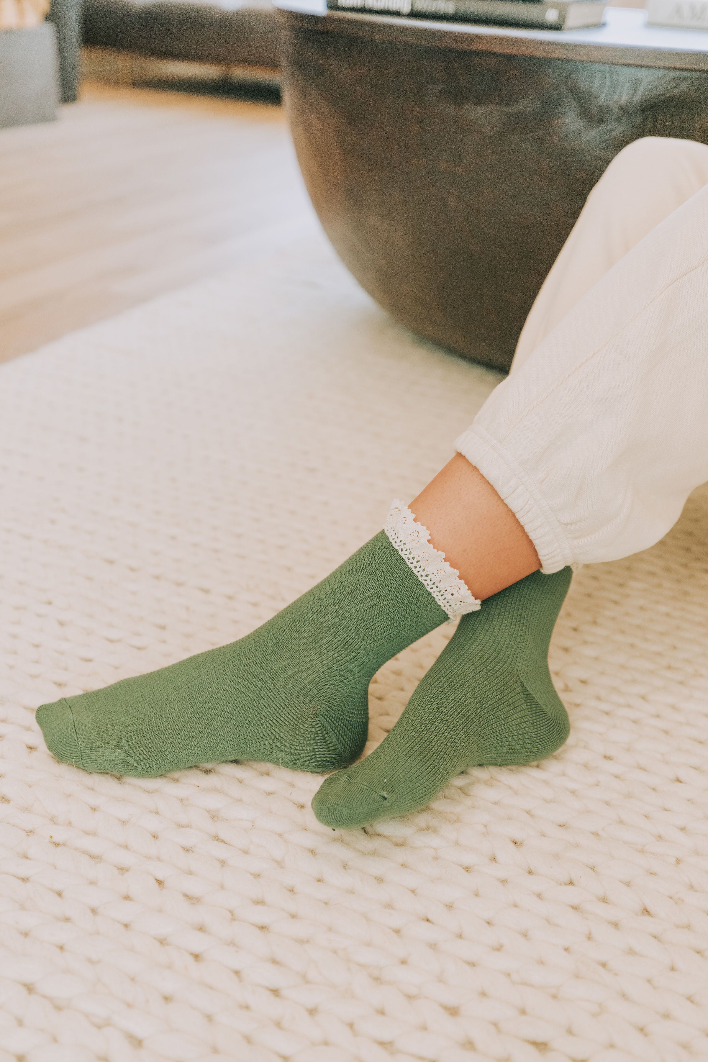 FREE PEOPLE - Beloved Waffle Knit Ankle Socks - 3 Colors