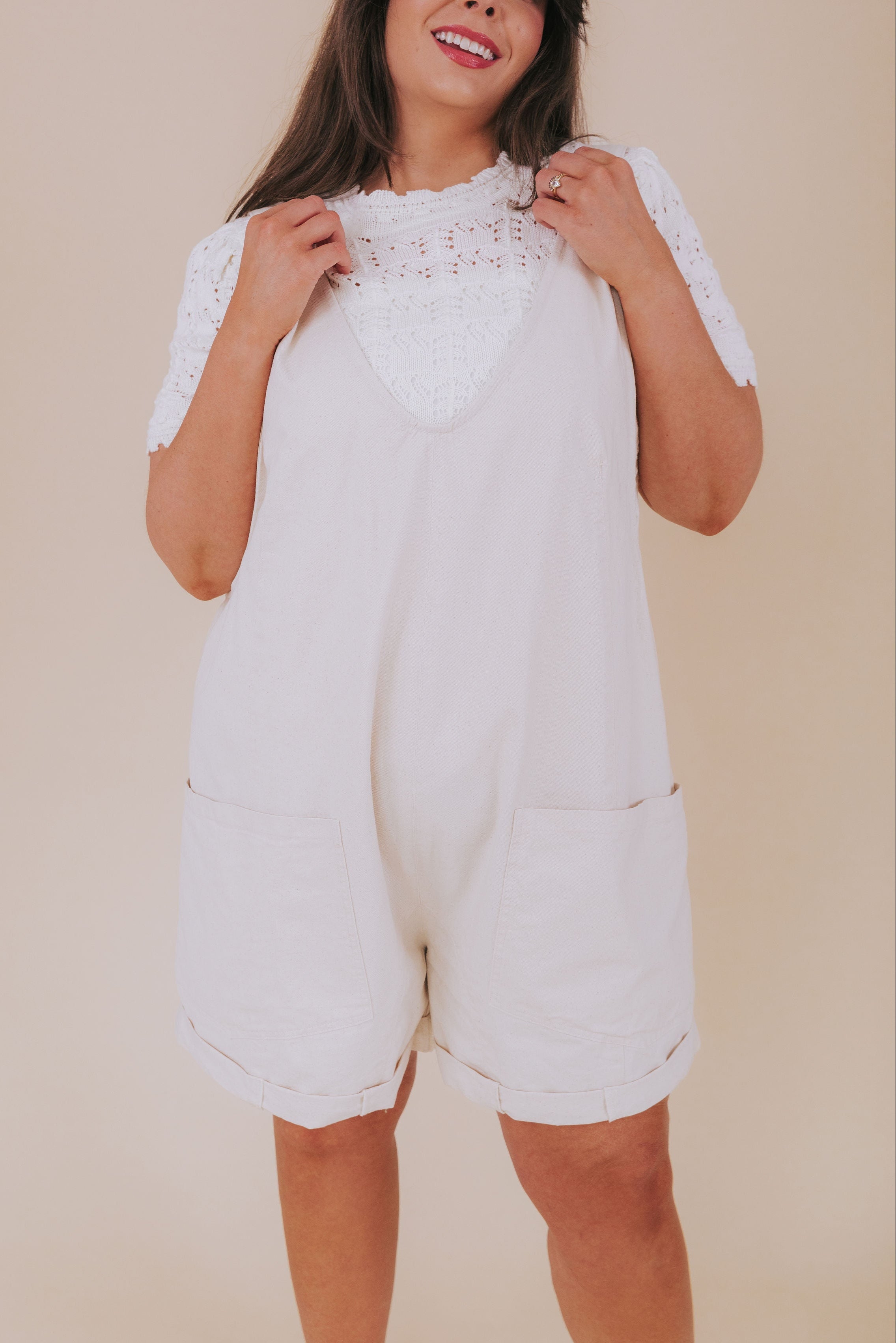 PLUS SIZE - Keep It Simple Romper