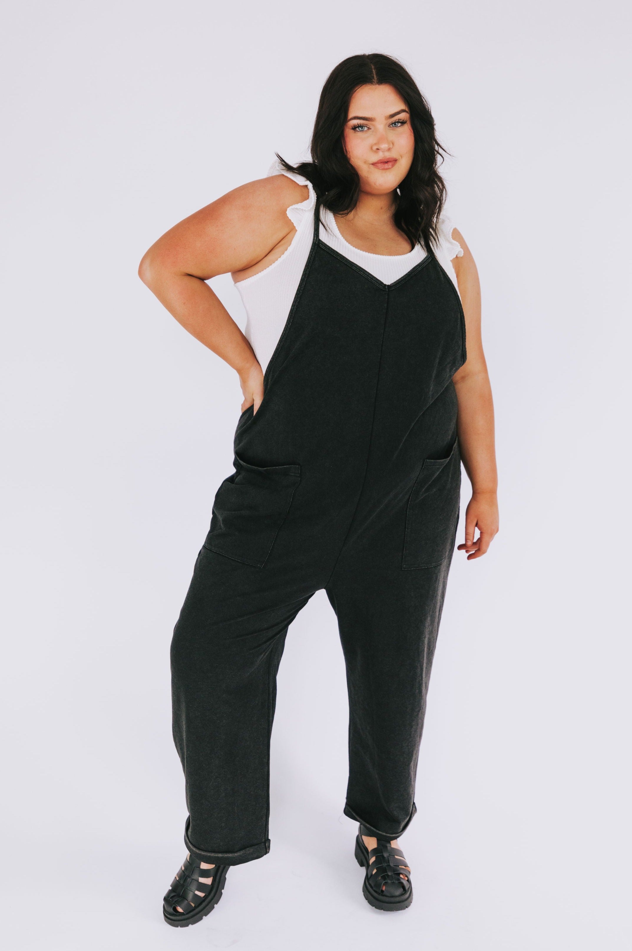 PLUS SIZE - Be The Hero Jumpsuit