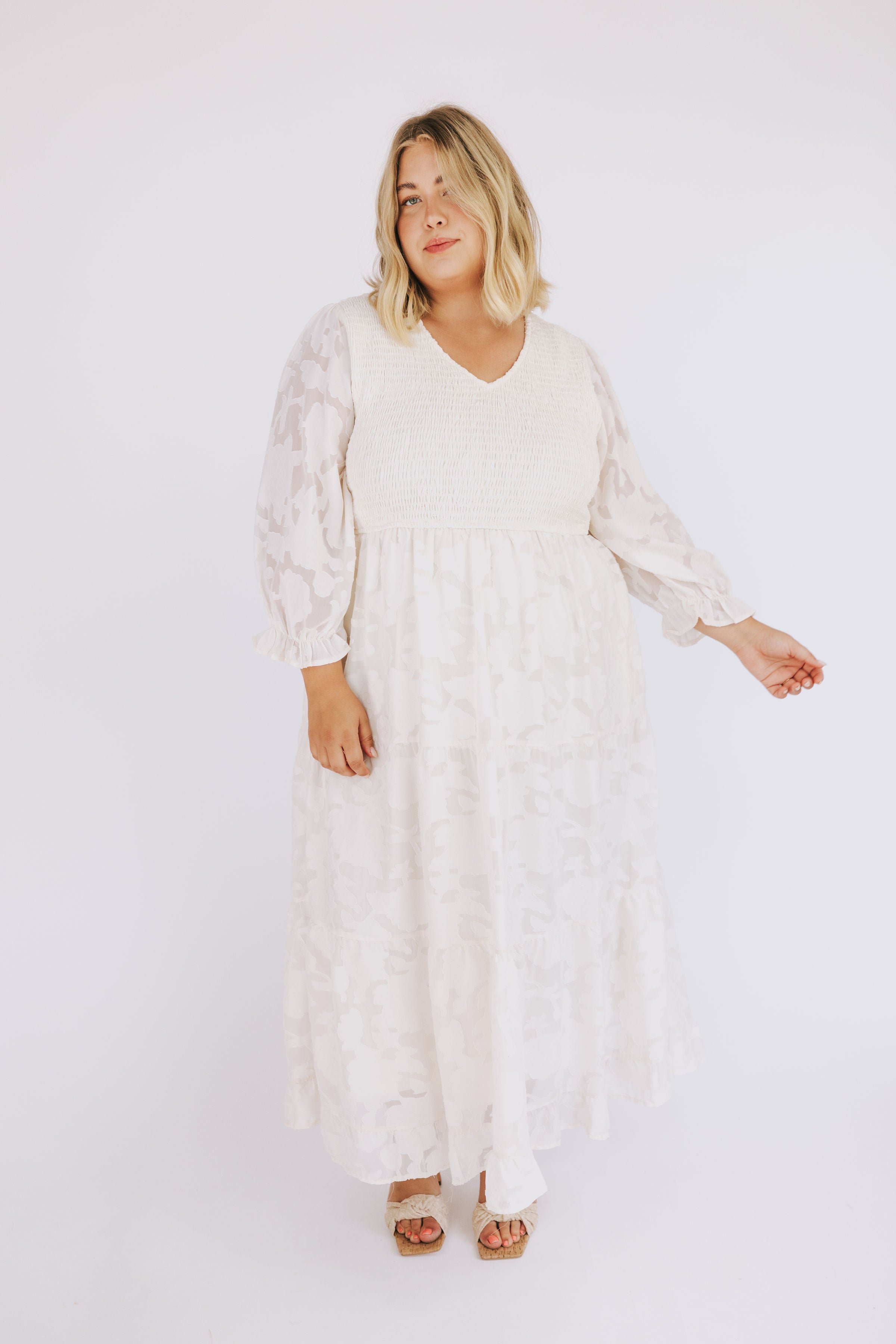 PLUS SIZE - Holding Back Dress
