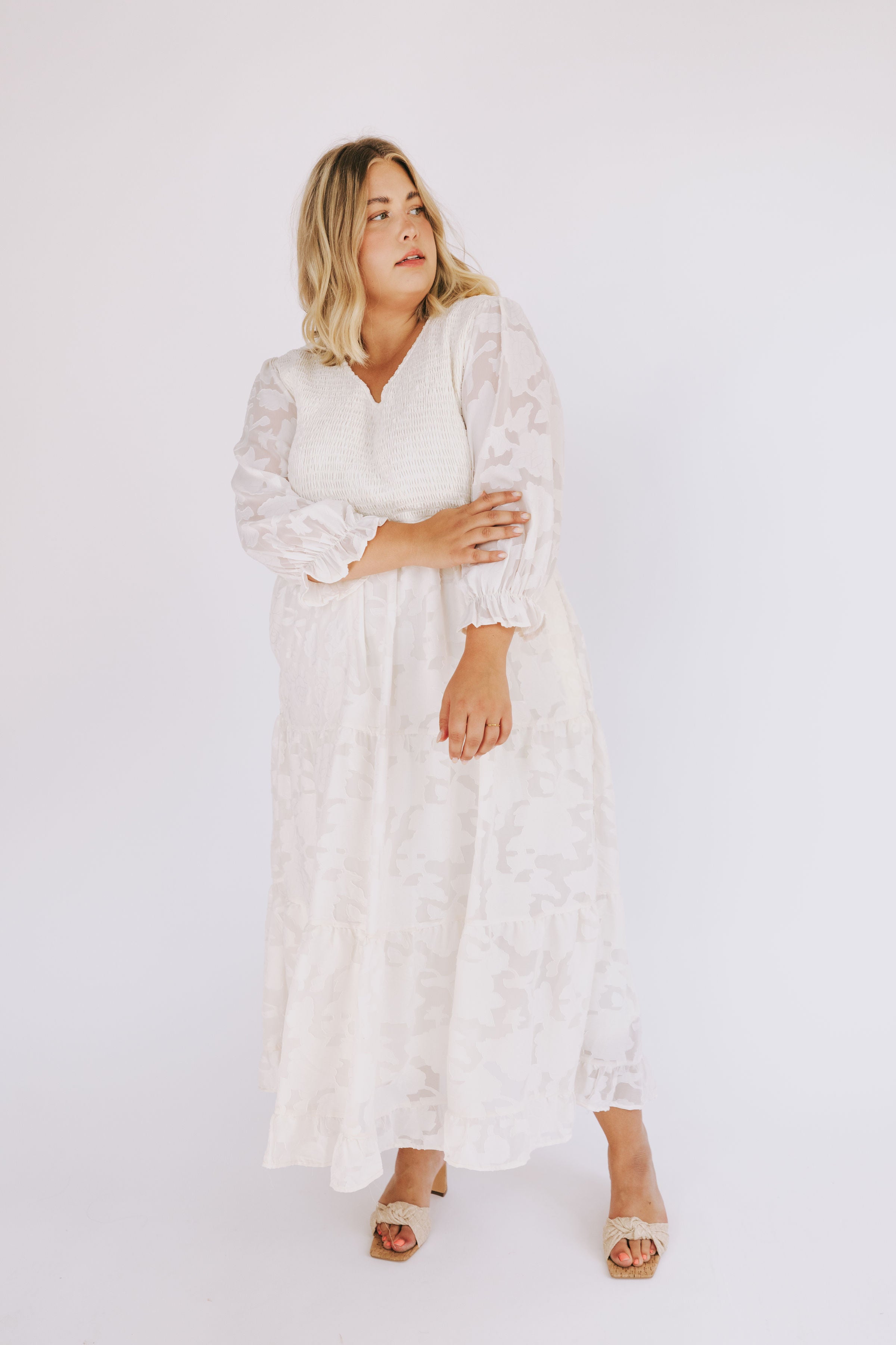 PLUS SIZE - Holding Back Dress