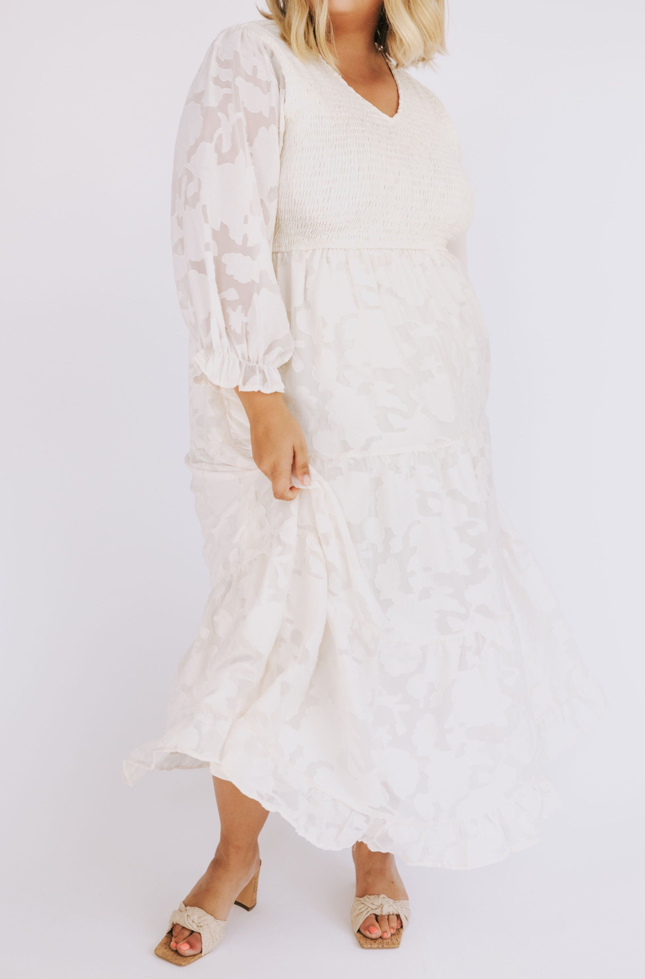 PLUS SIZE - Holding Back Dress