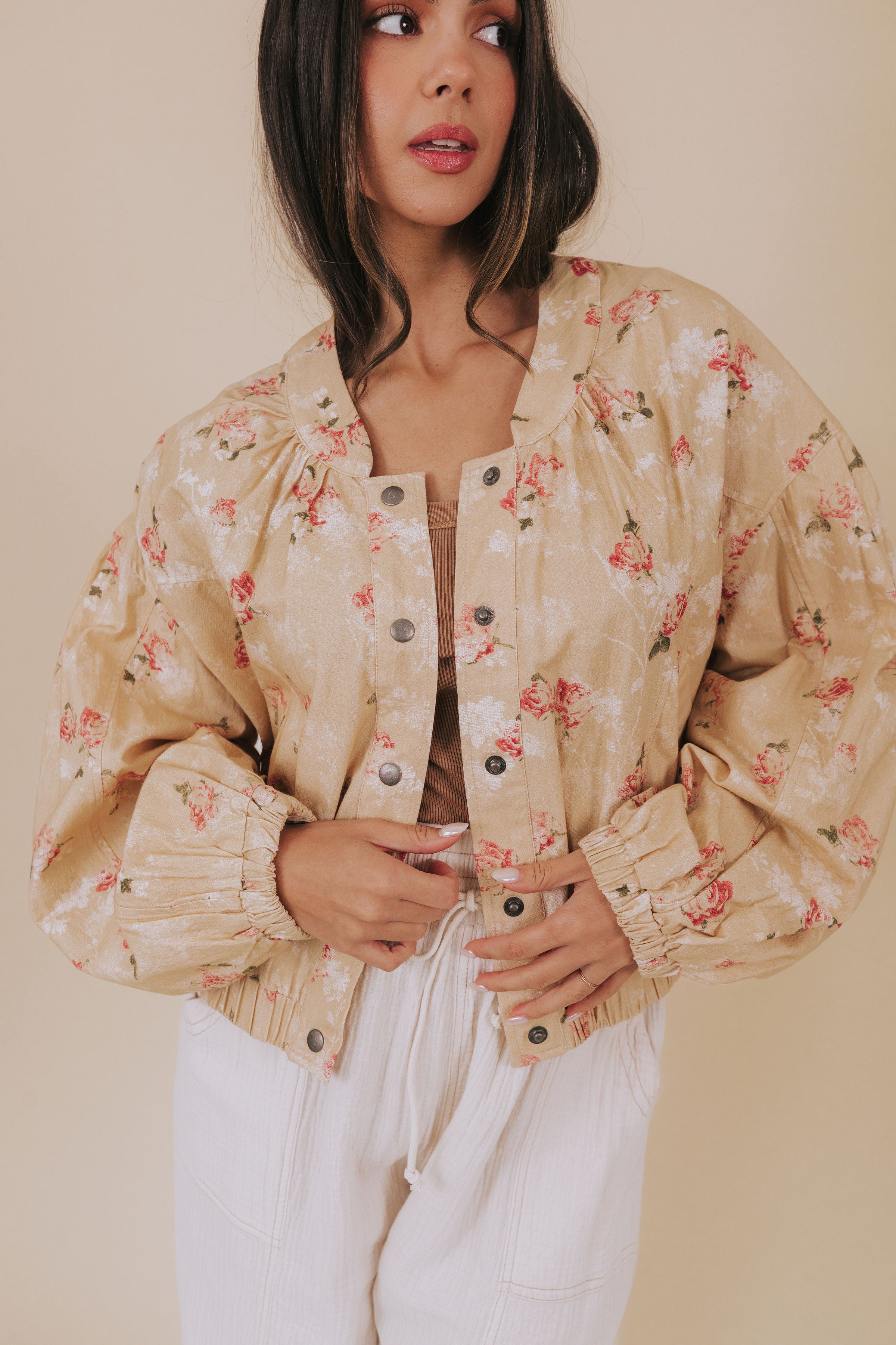 FREE PEOPLE - Rory Bomber by Free People in Warm Combo