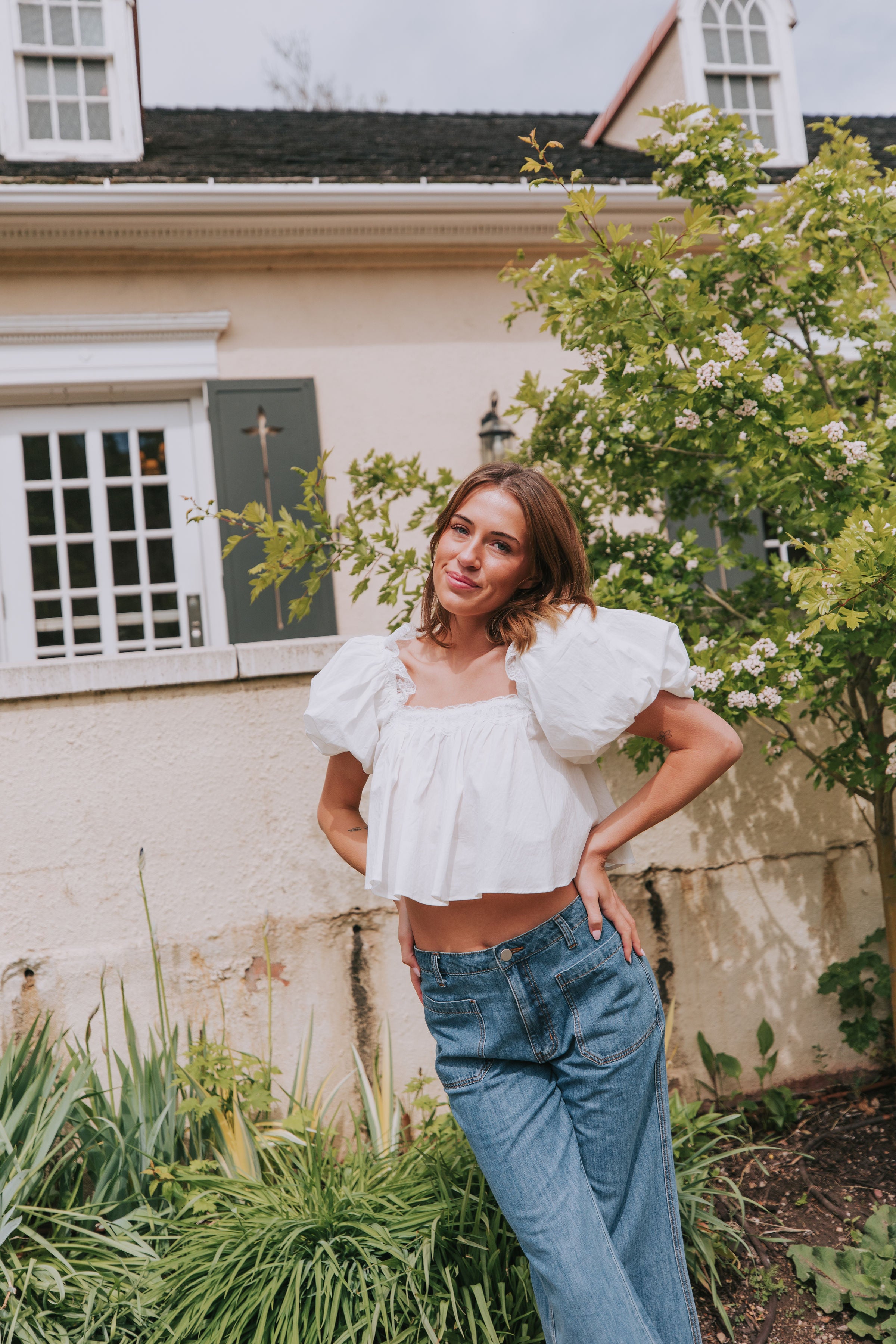 Dressed in White Top