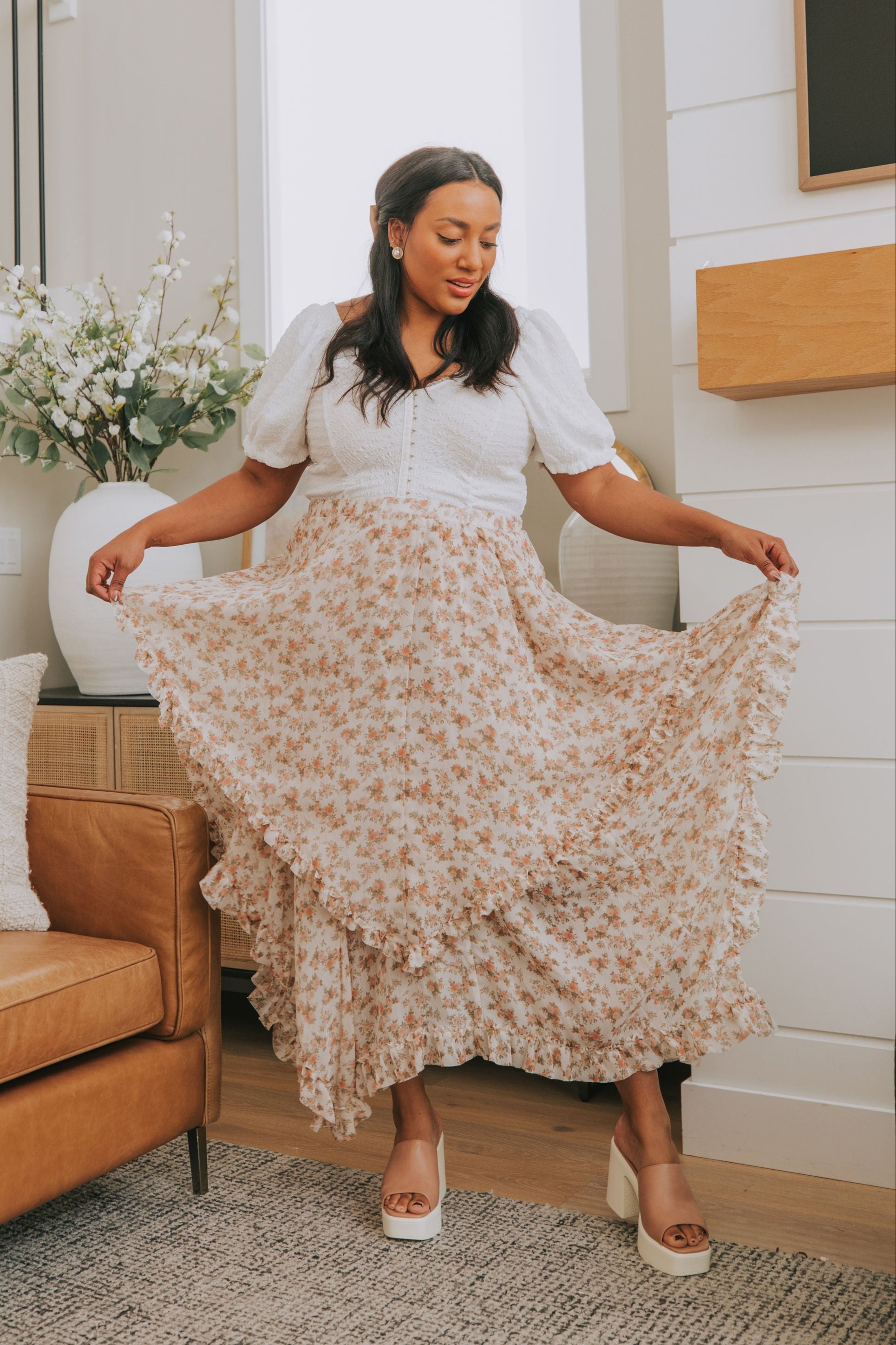 PLUS SIZE - Feeling Alive Skirt