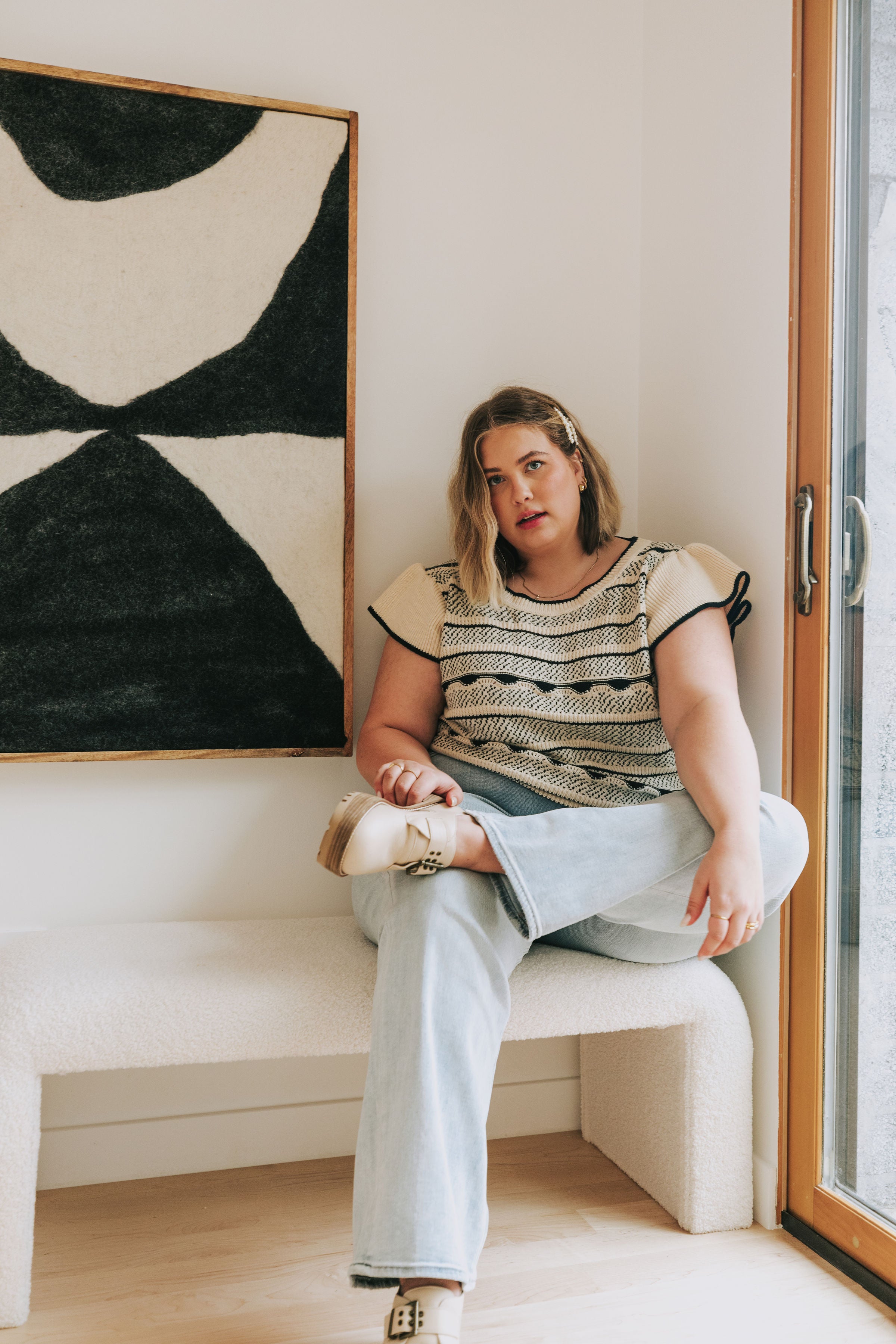 PLUS SIZE - Here Tonight Top