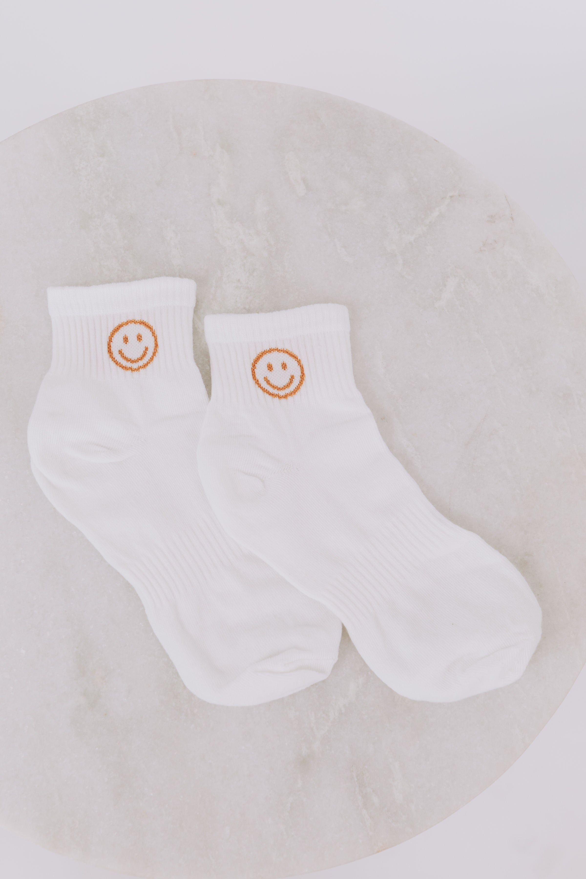 Smiles All Around Socks Caramel