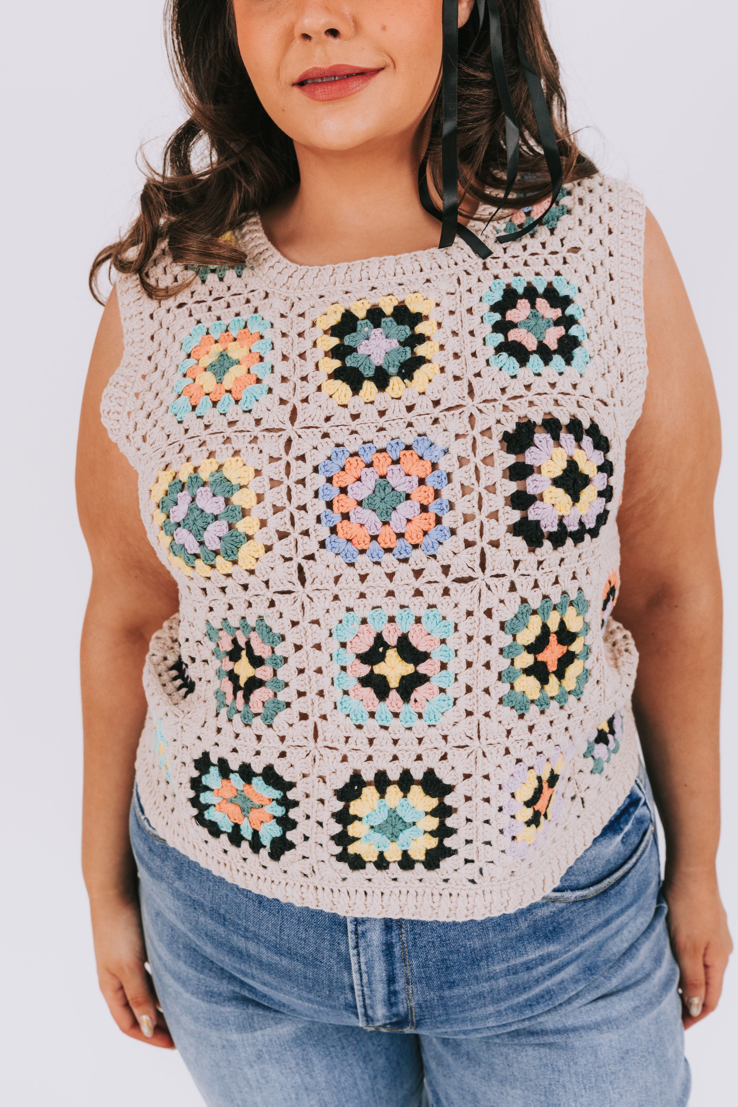 PLUS SIZE - Kaleidoscope-Knit Top