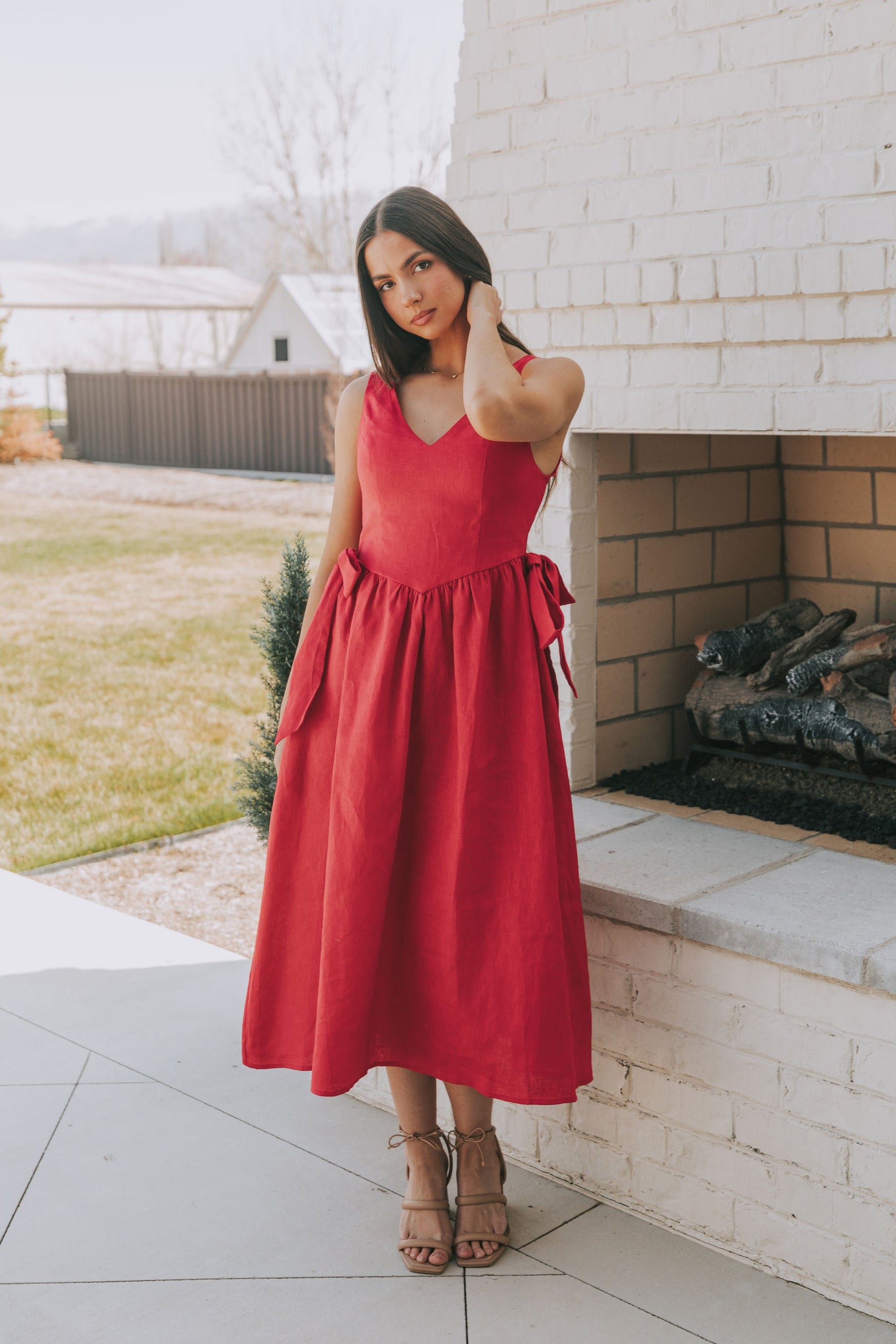 Lady In Red Dress