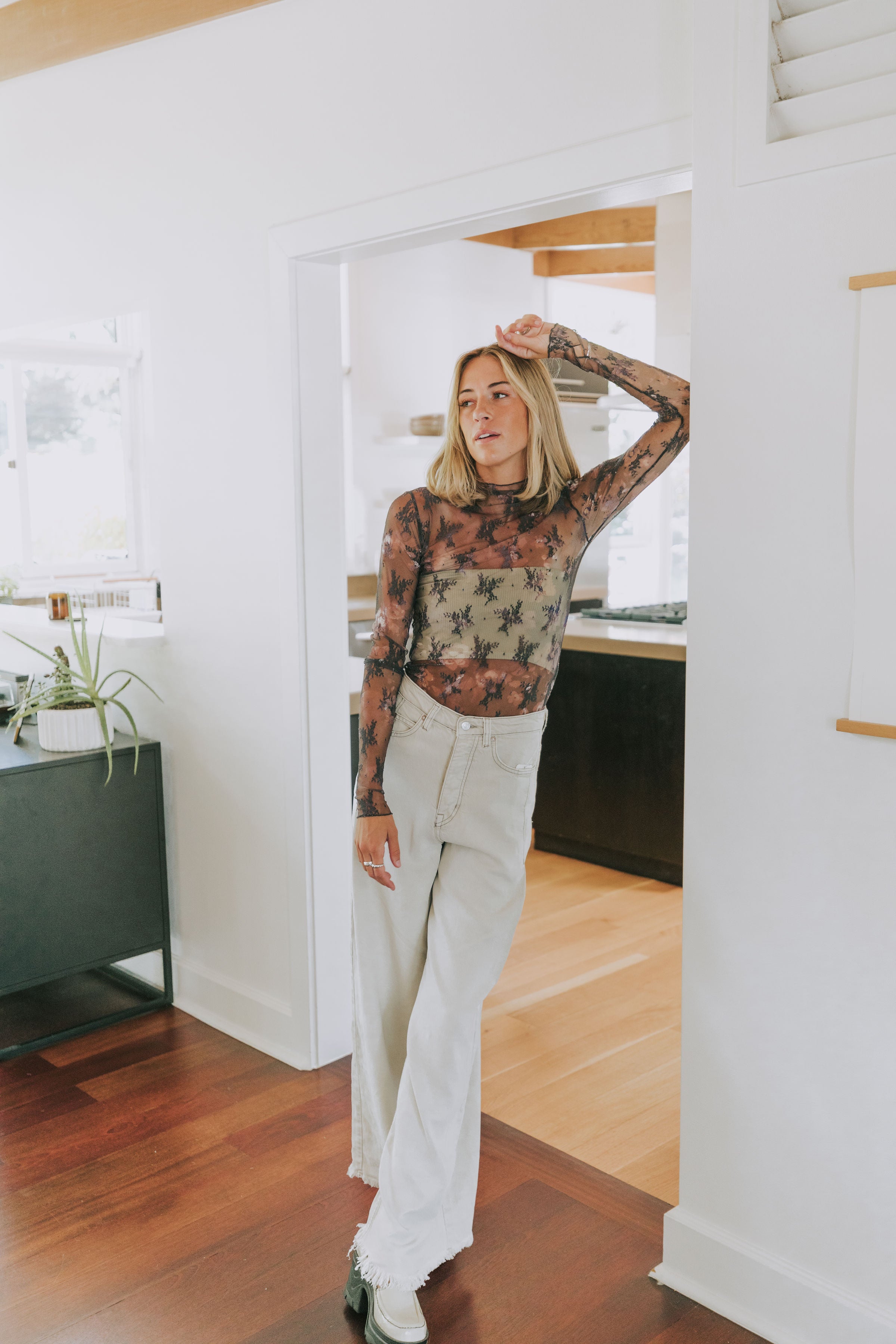 FREE PEOPLE - Printed Lady Lux Layering Top - 2 Colors