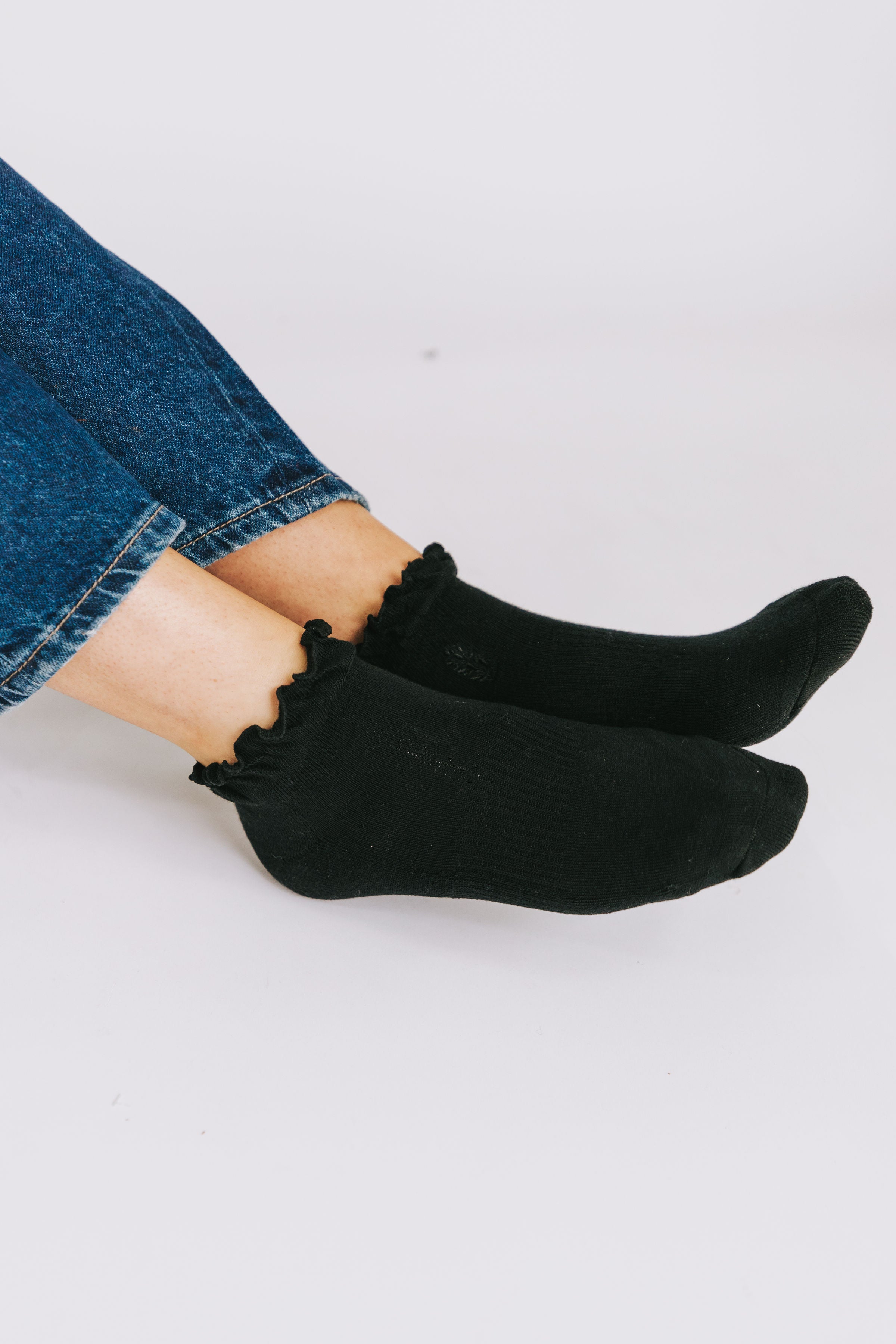 FREE PEOPLE - Movement Ruffle Sneaker Sock 2 Pack - 3 Colors!