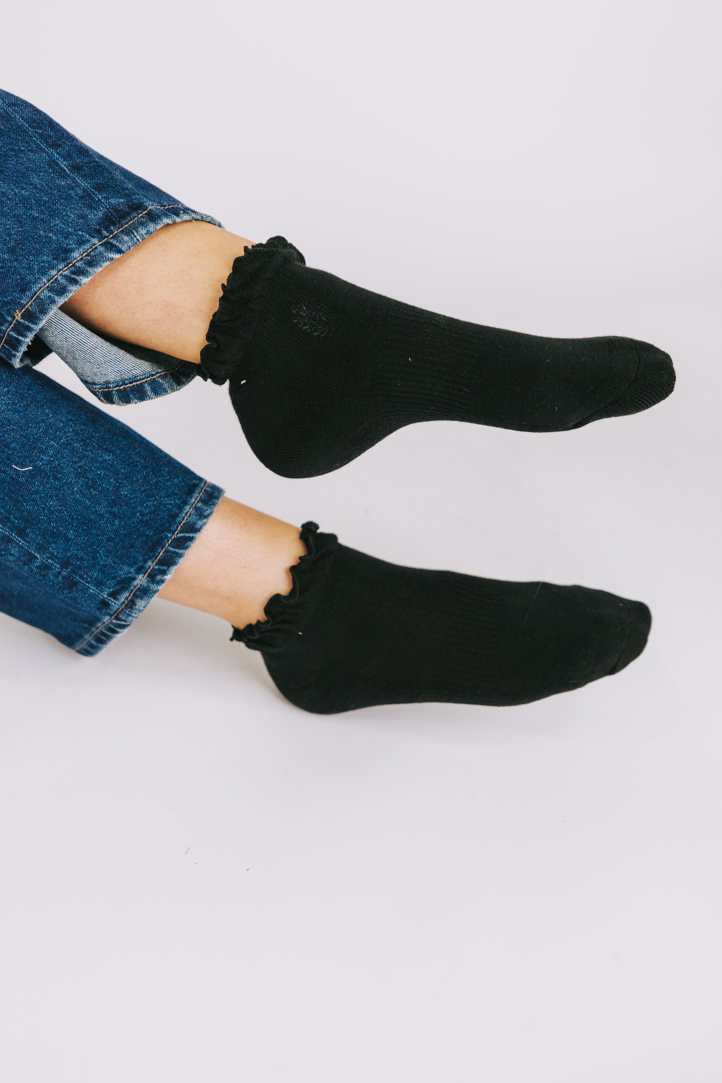 FREE PEOPLE - Movement Ruffle Sneaker Sock 2 Pack - 3 Colors!