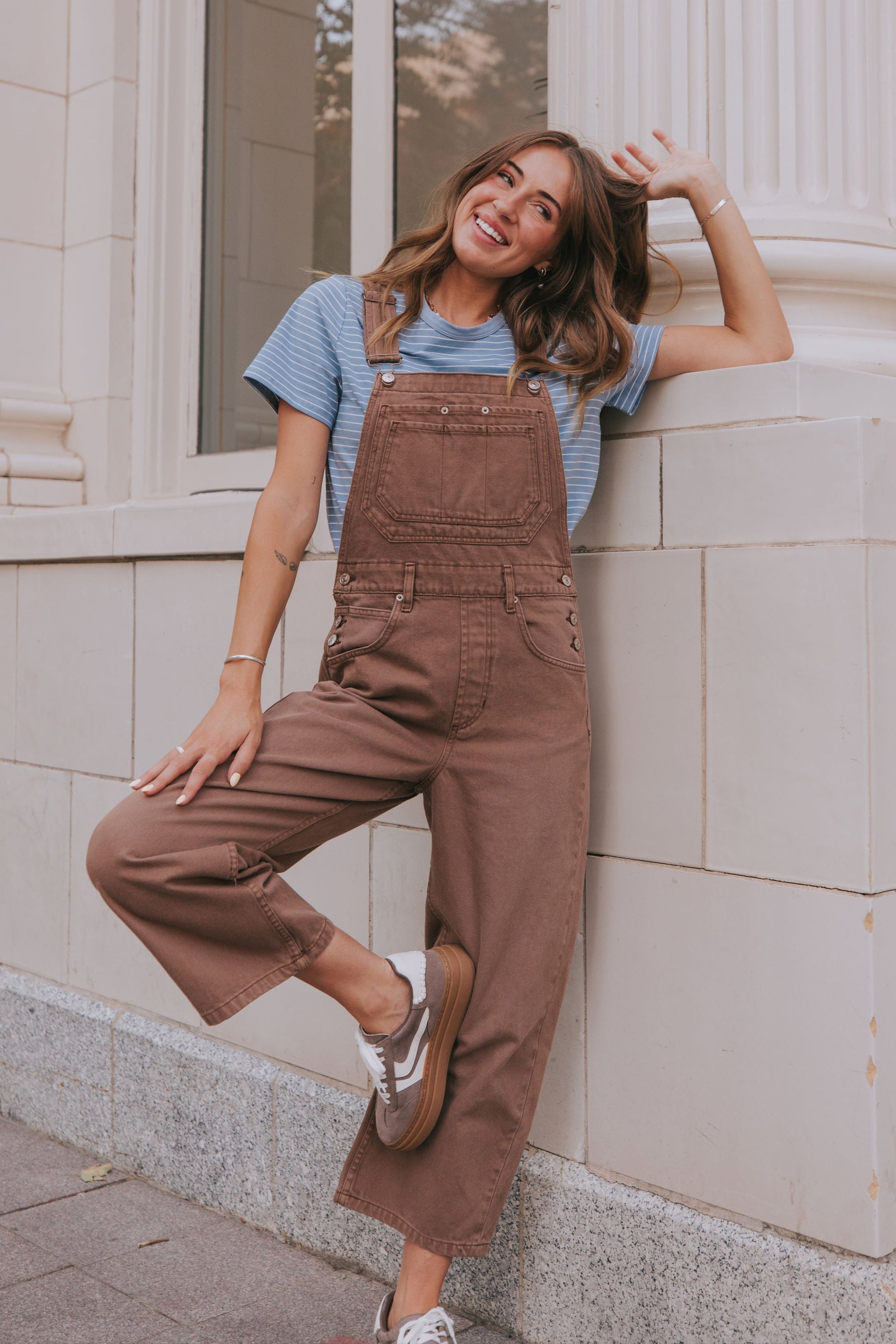 FREE PEOPLE - Deep Trance Overalls display picture 1