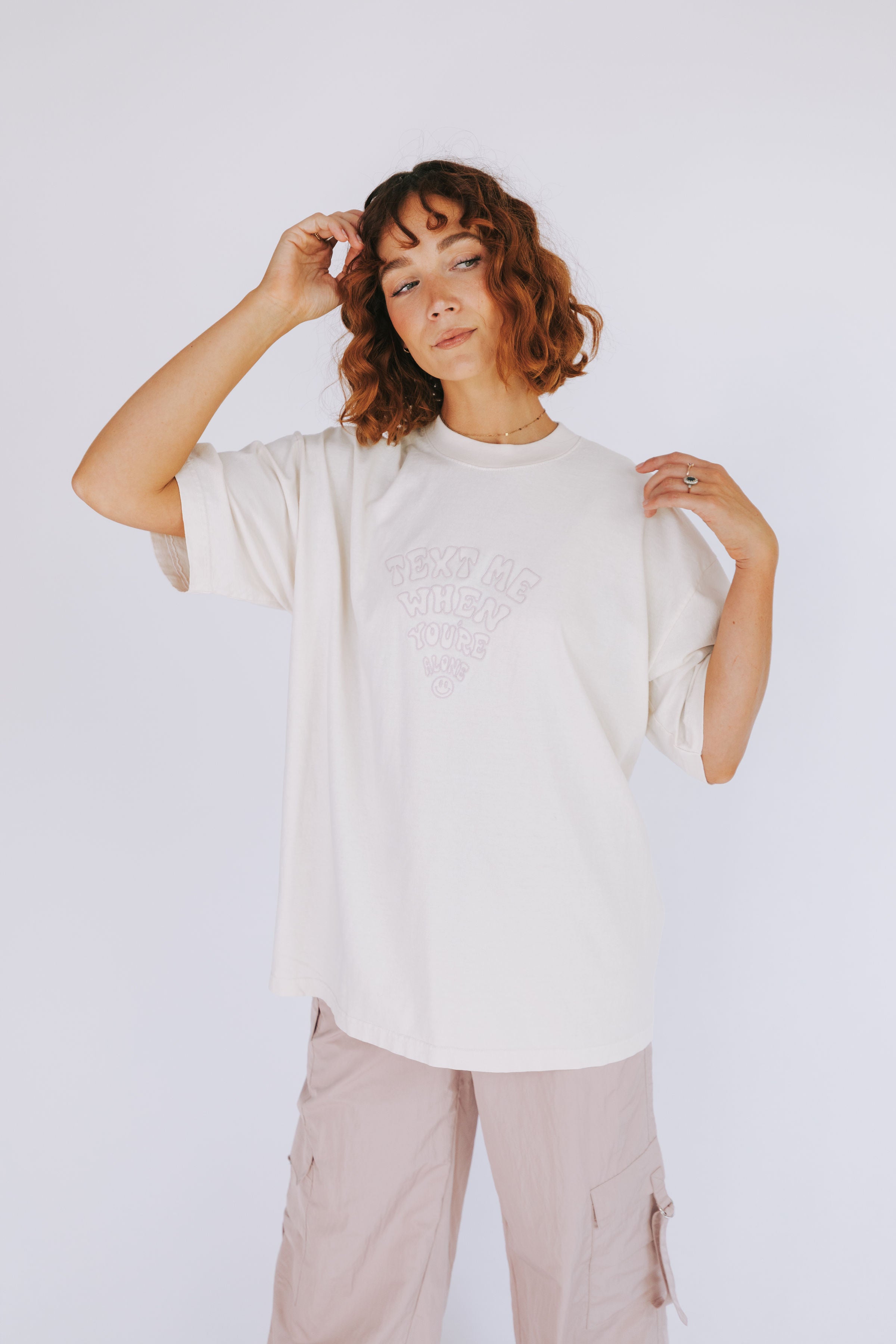 Text Me When You're Alone Tee