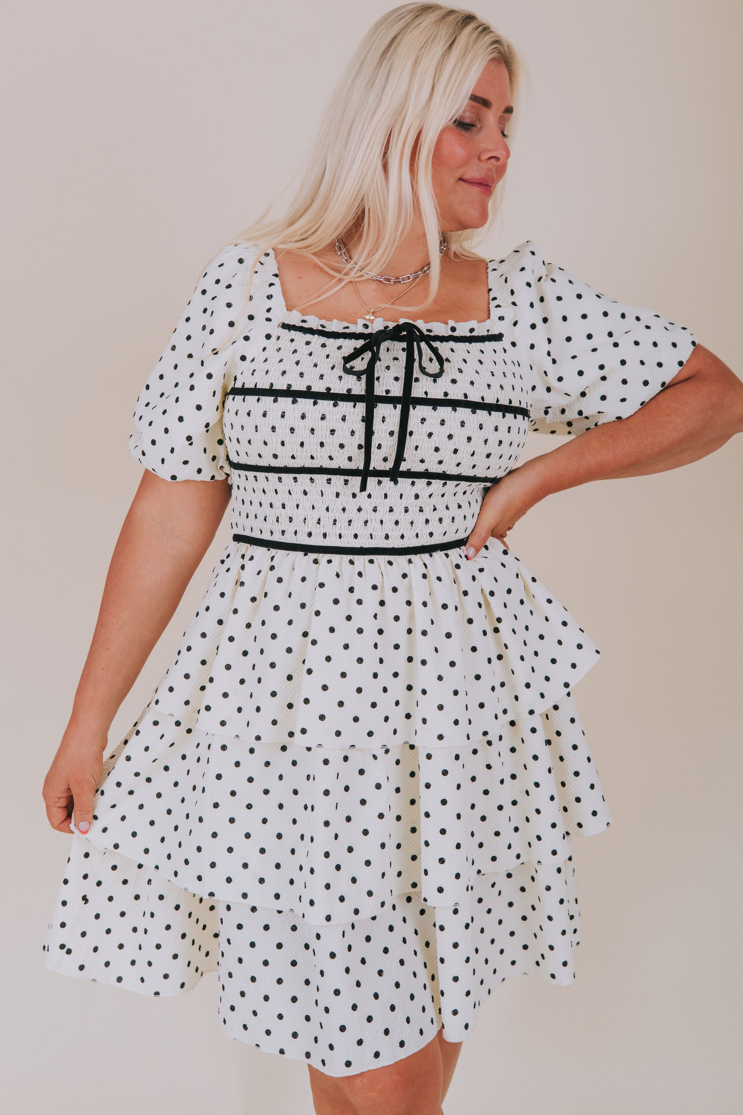 PLUS SIZE - There's More Dress