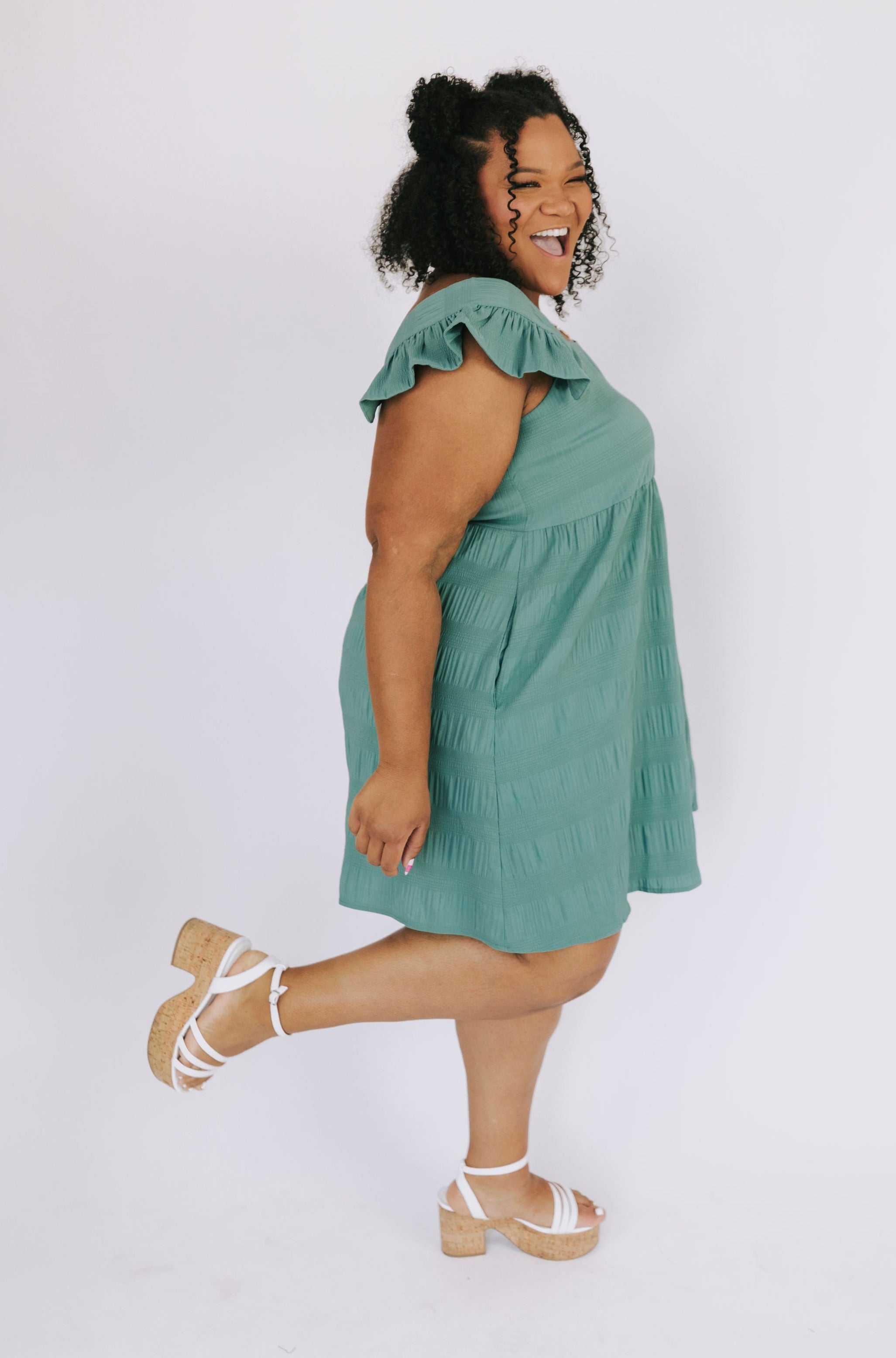 PLUS SIZE - Halfway There Dress