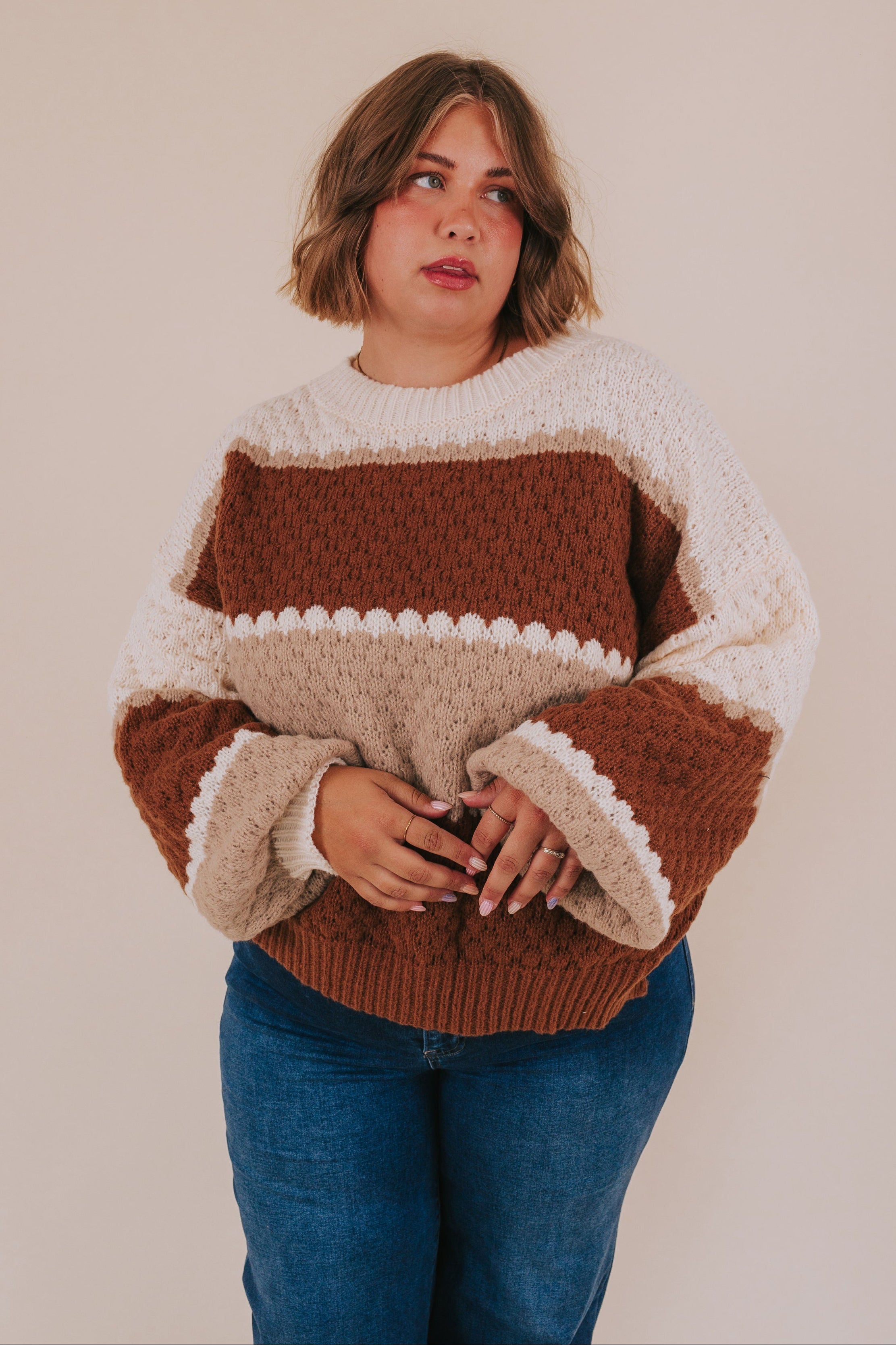 PLUS SIZE - Home At Last Sweater