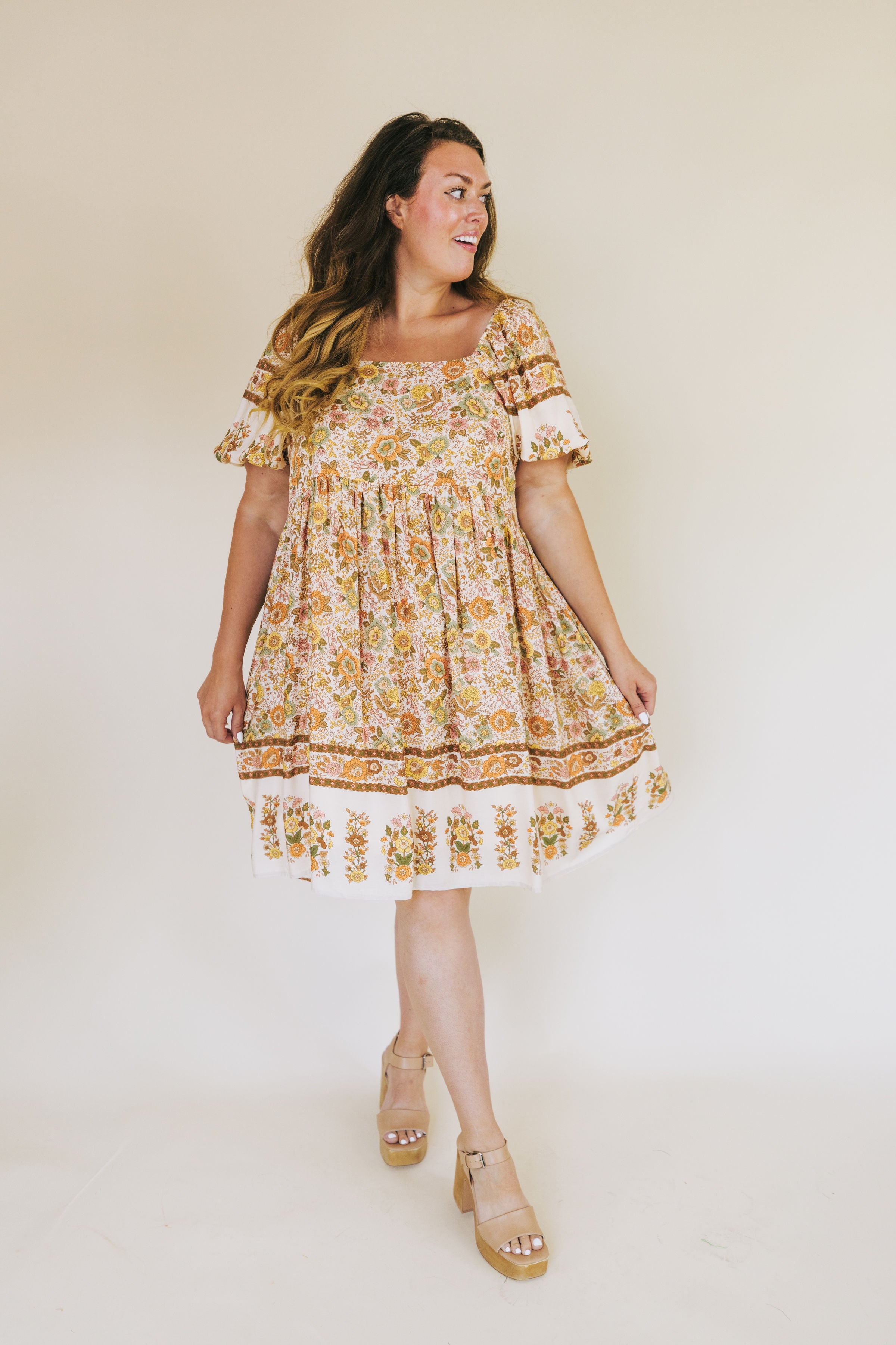 PLUS SIZE - Turn Back Time Dress