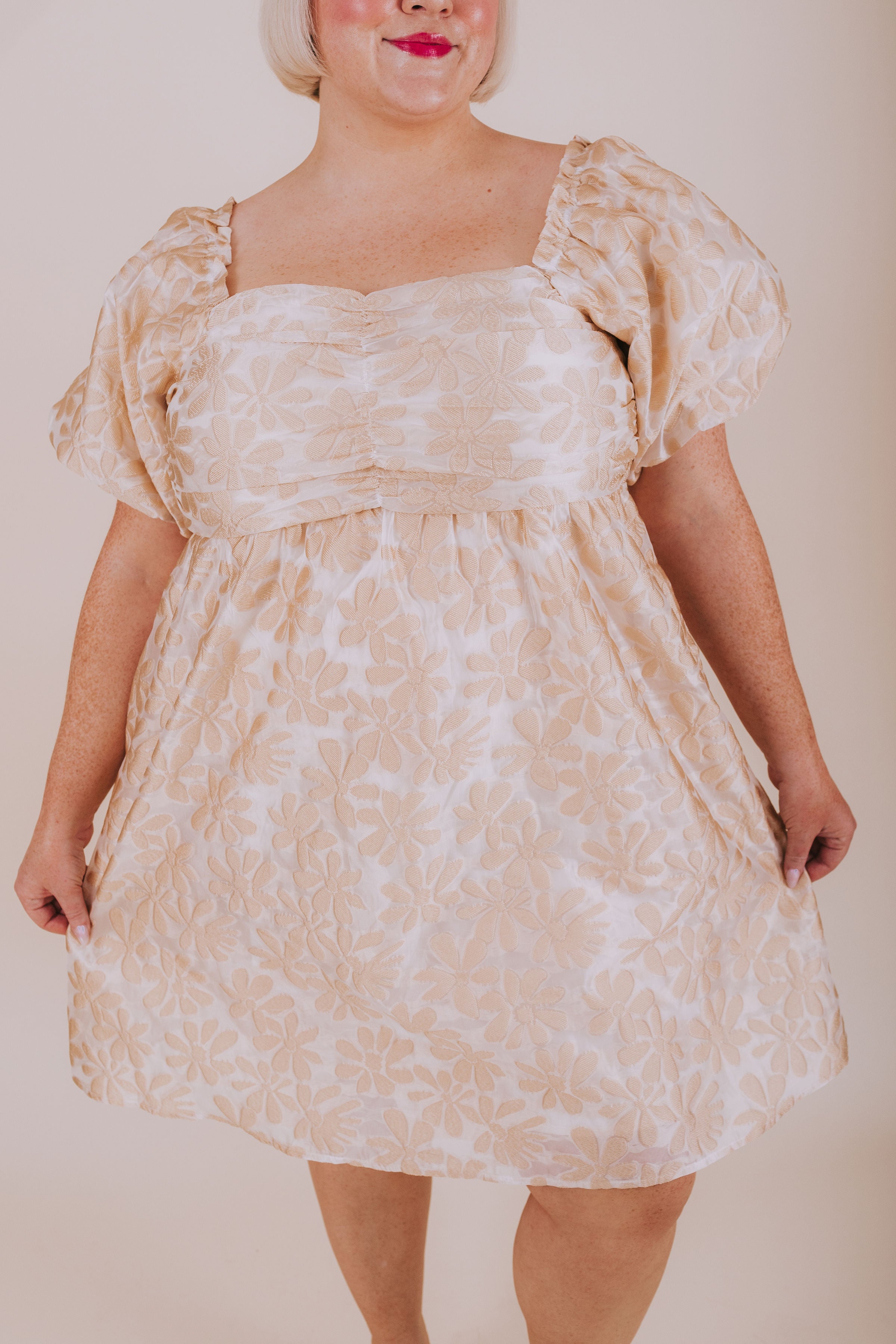 PLUS SIZE - Golden Sunrise Dress