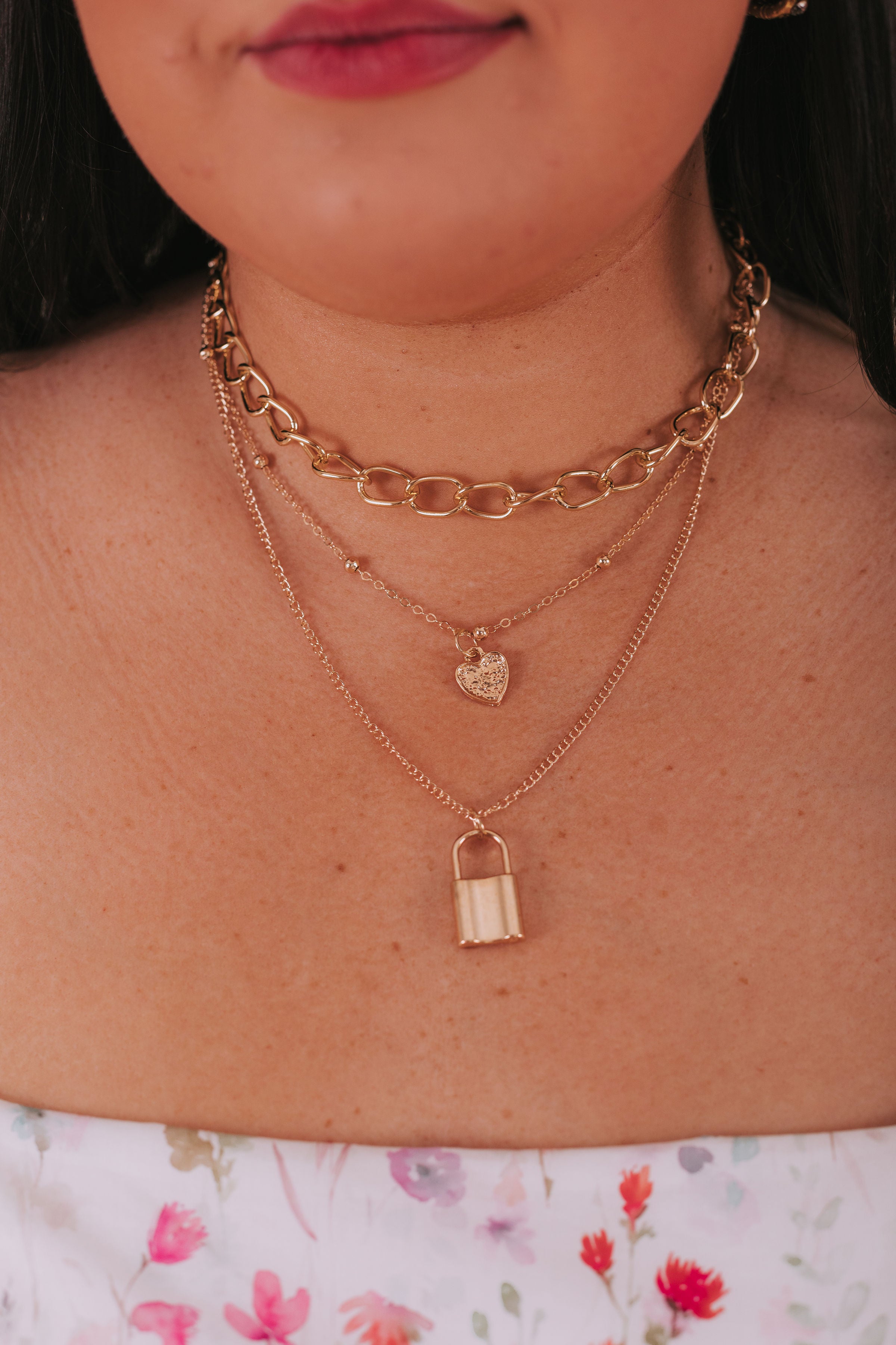 Lock Me Down Necklace