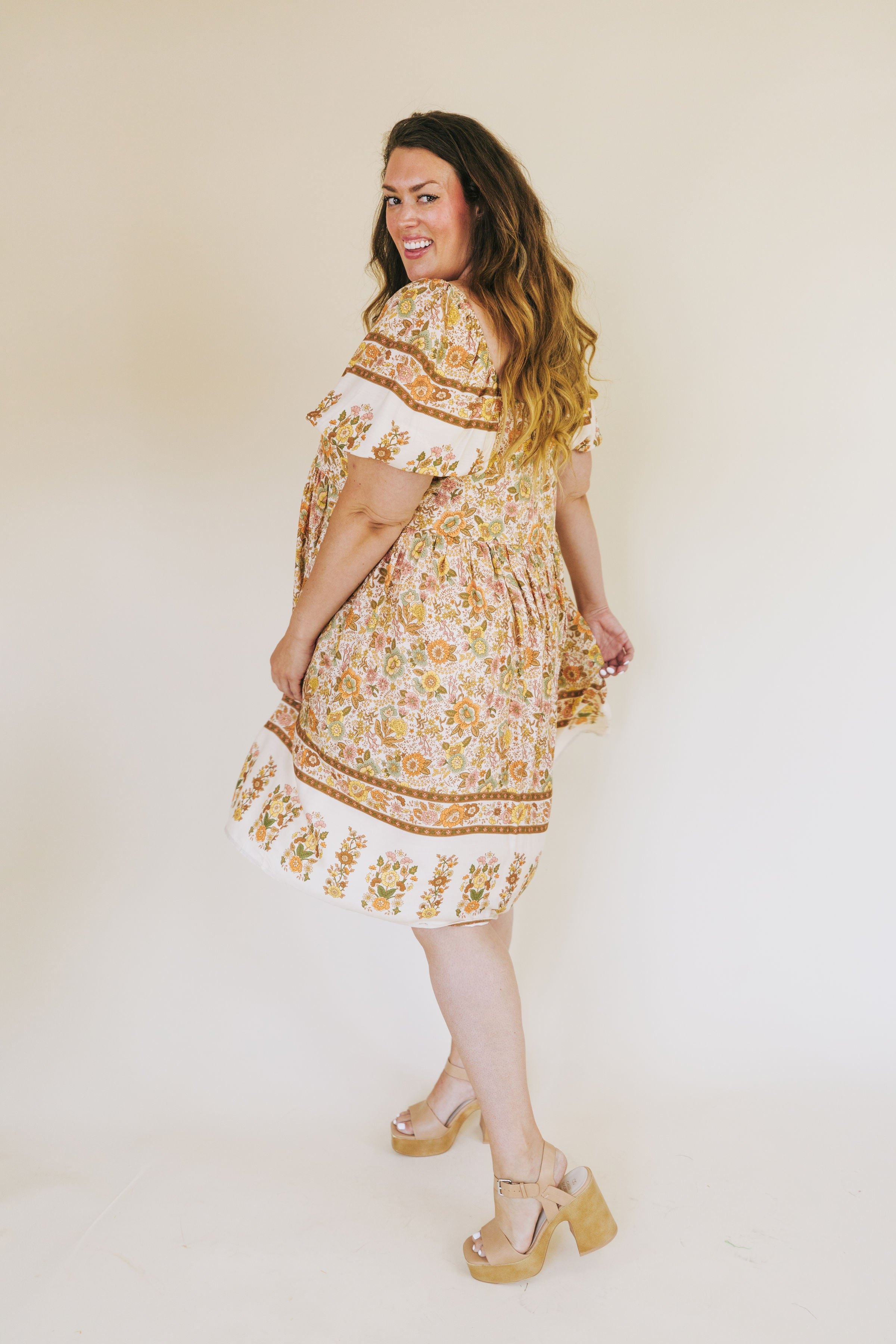 PLUS SIZE - Turn Back Time Dress