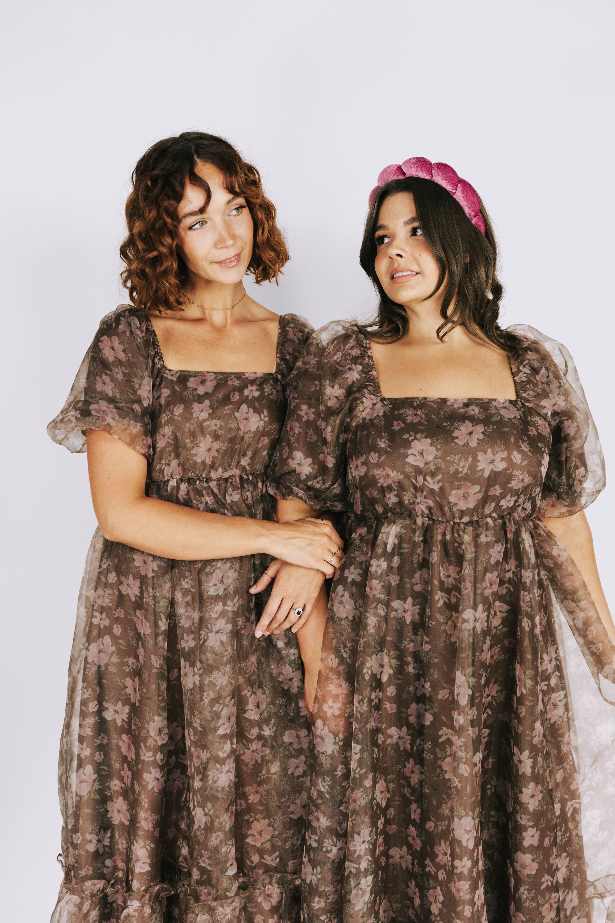 EXCLUSIVE - Mocha Meadow Dress