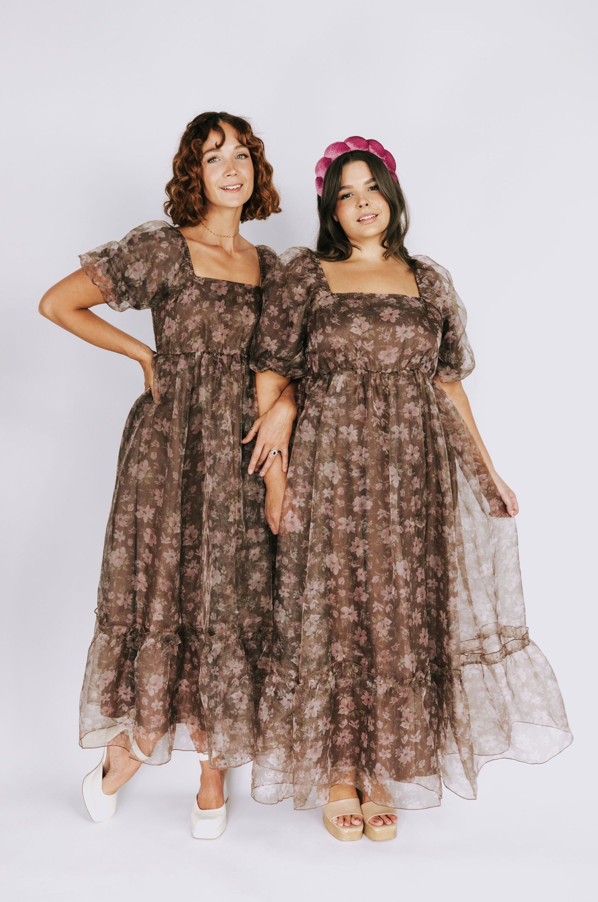 EXCLUSIVE - Mocha Meadow Dress