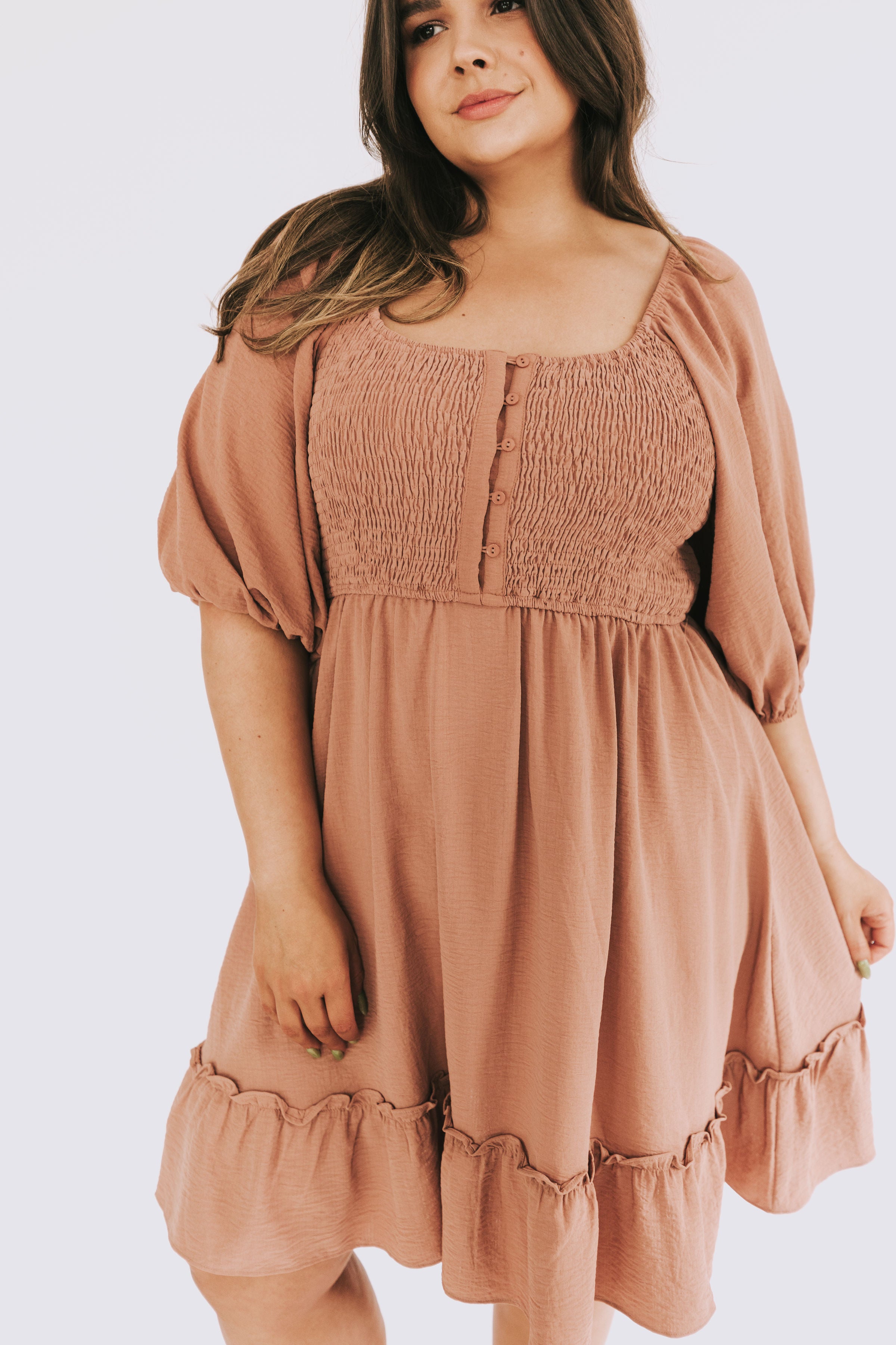 PLUS SIZE - Time With You Dress