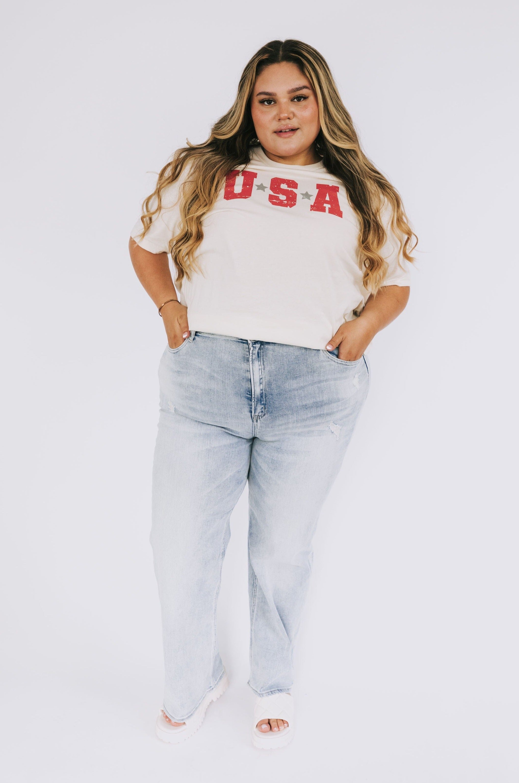 U.S.A. Tee - Extended Sizing!