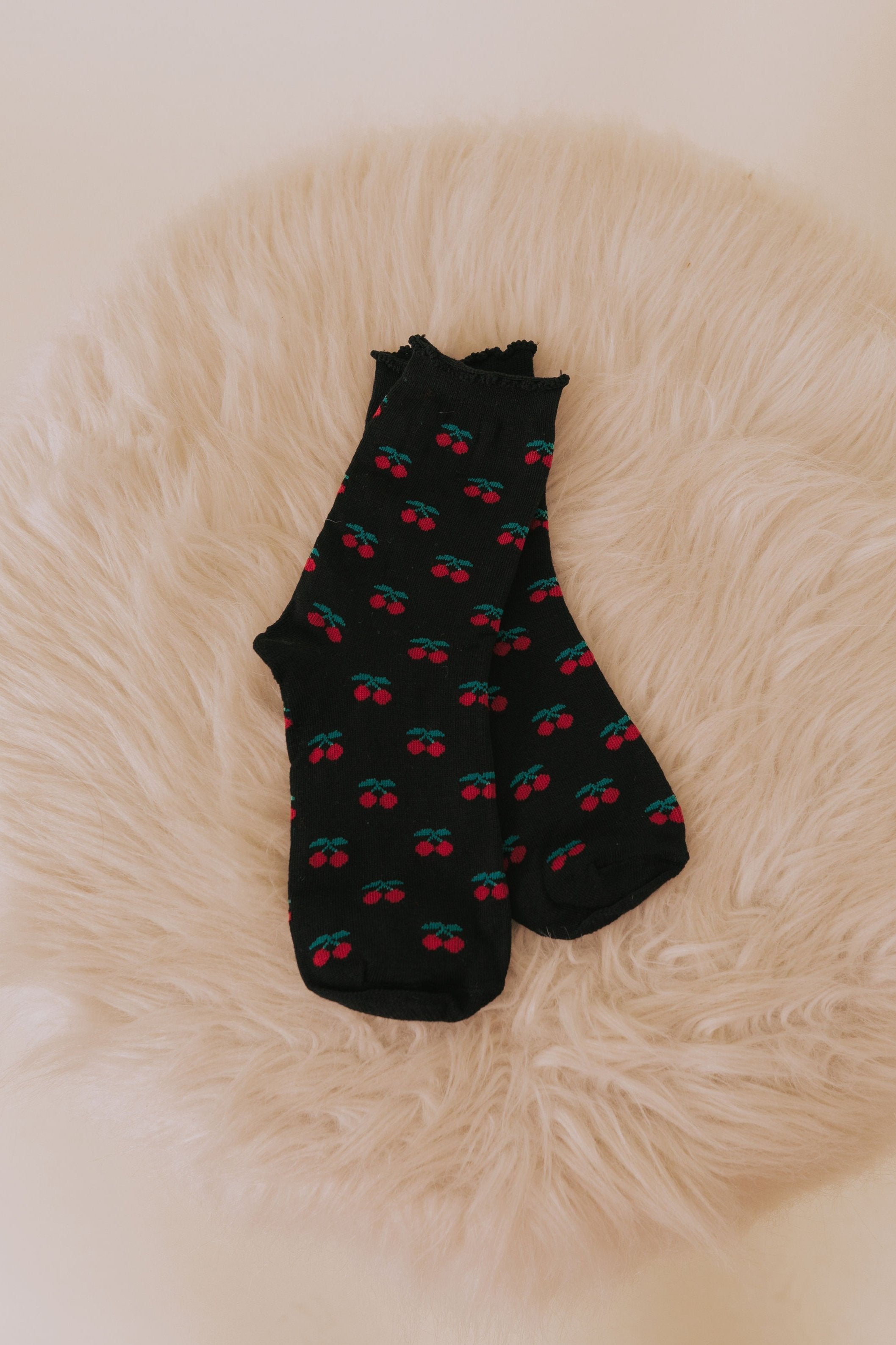 Cherry Girl Socks - 2 Colors!