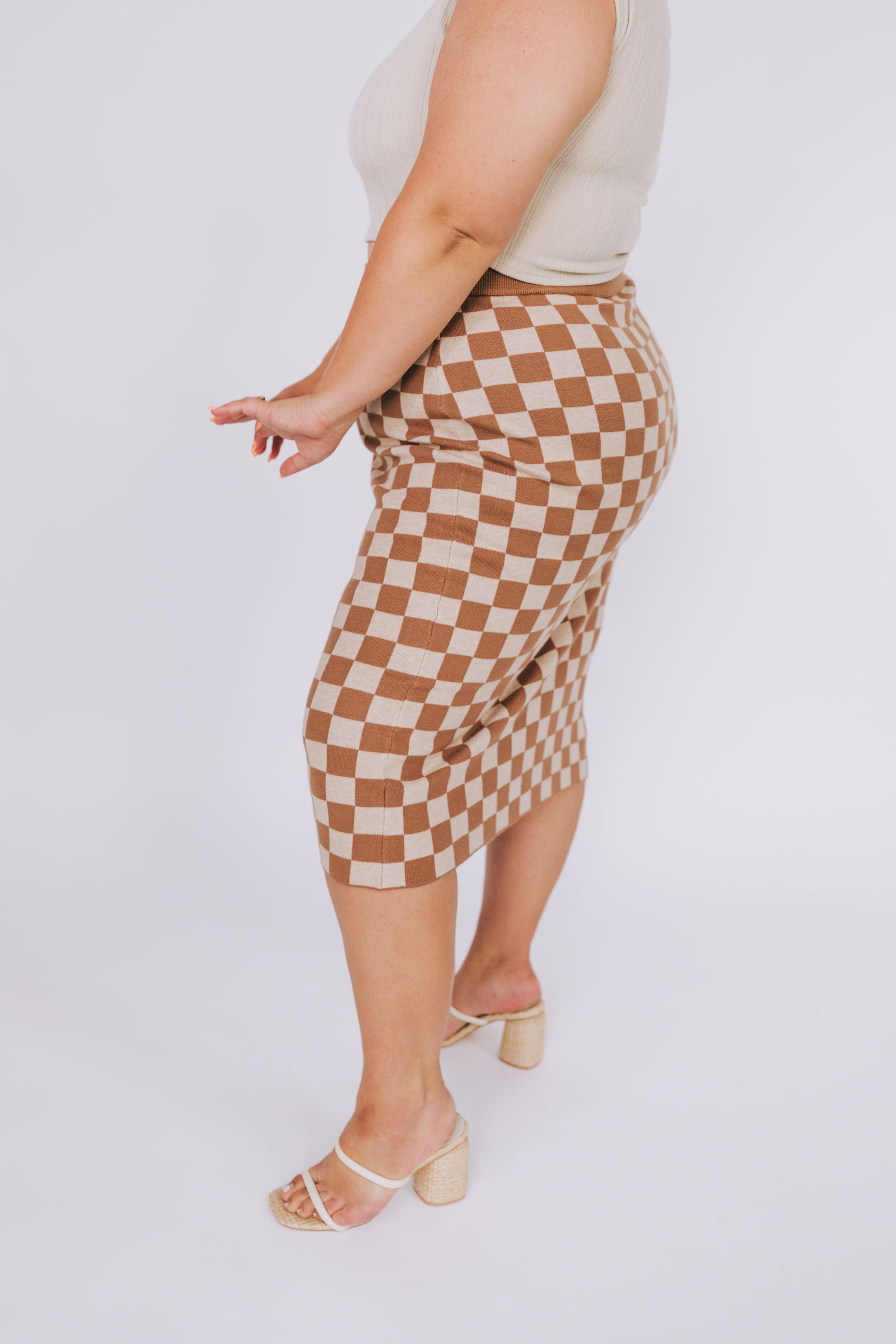 PLUS SIZE - Make Up Your Mind Skirt