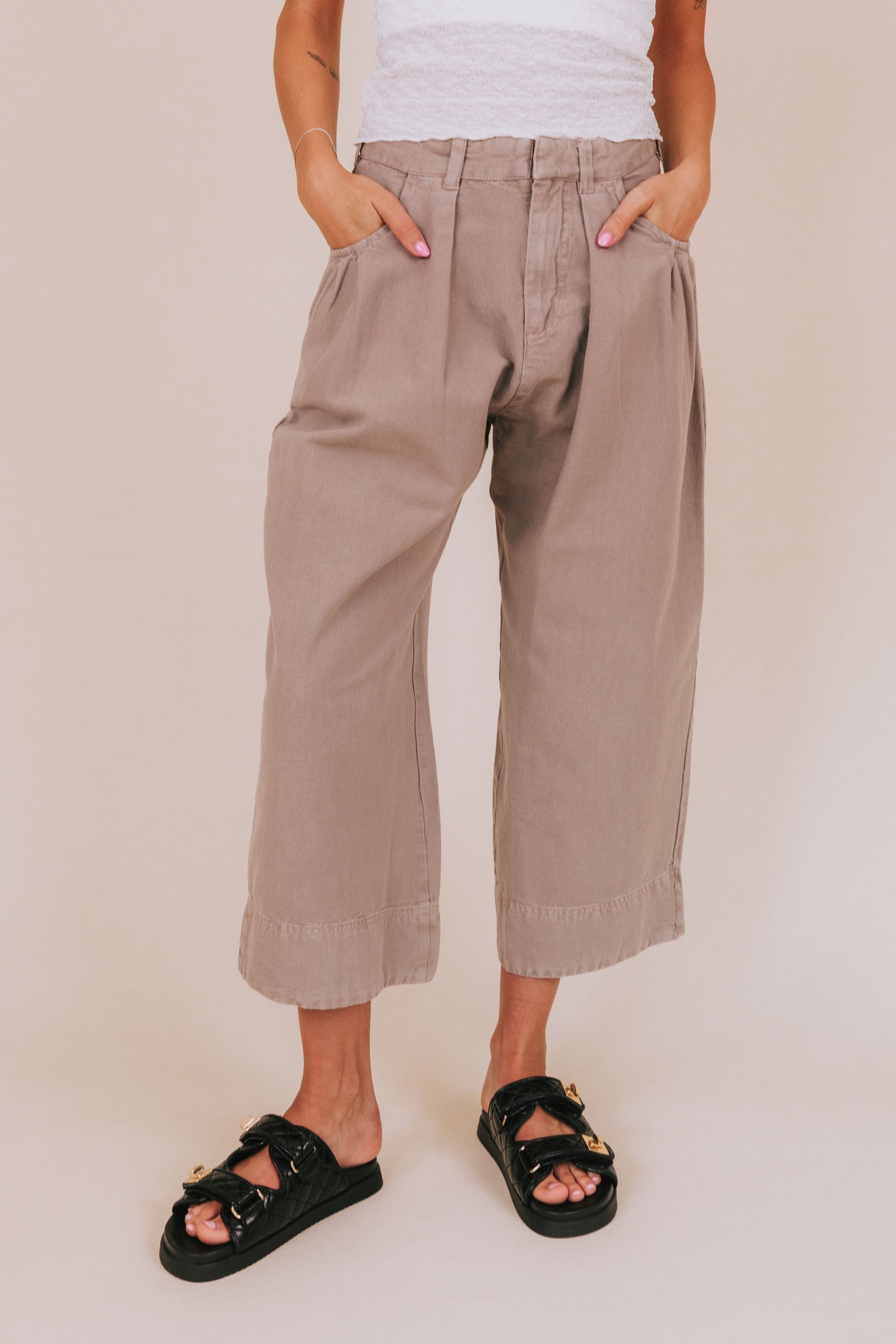 FREE PEOPLE - Sweet Talk Chino Pants by Free People in phantom