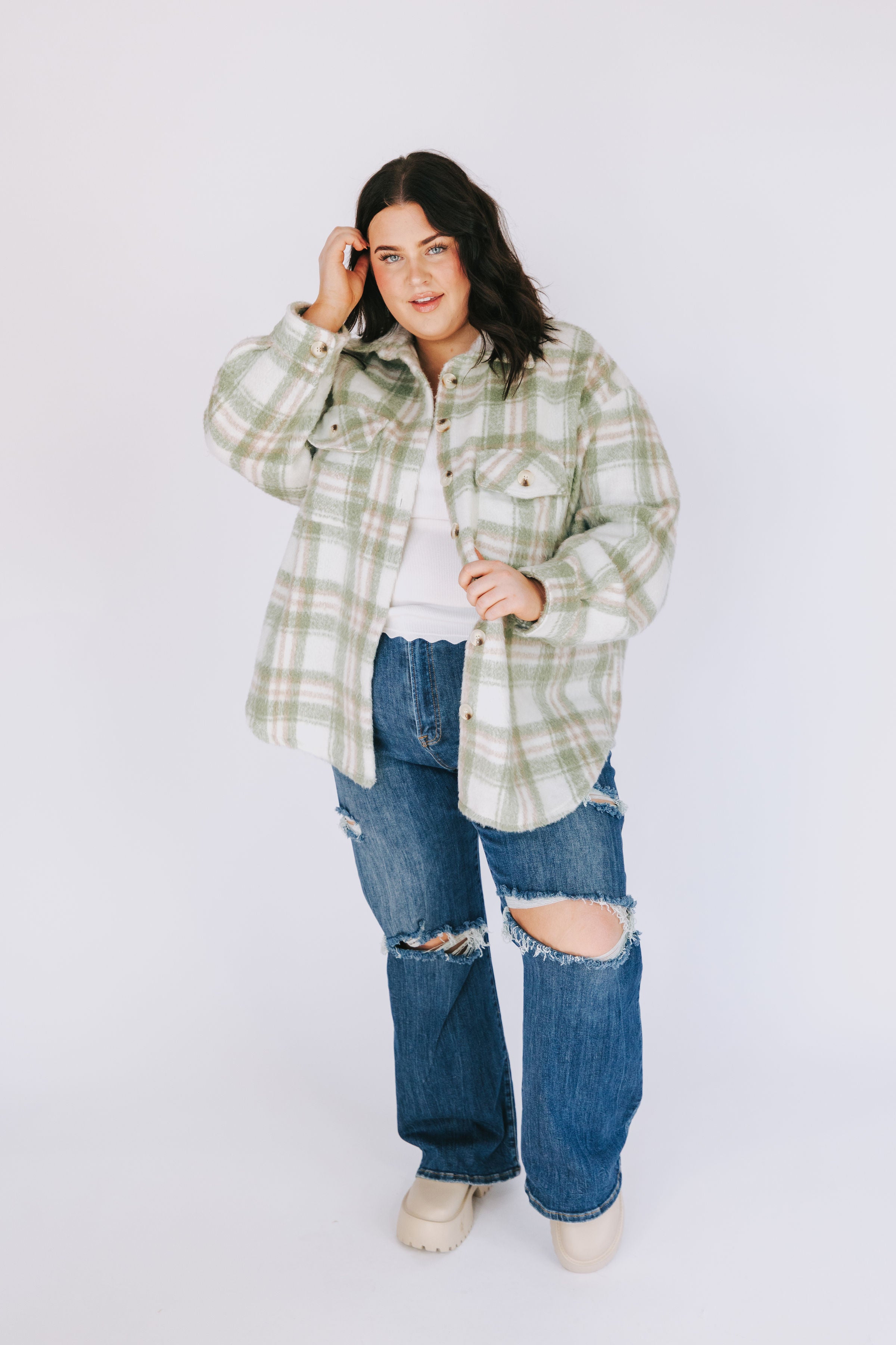 PLUS SIZE - Nothing Left Top