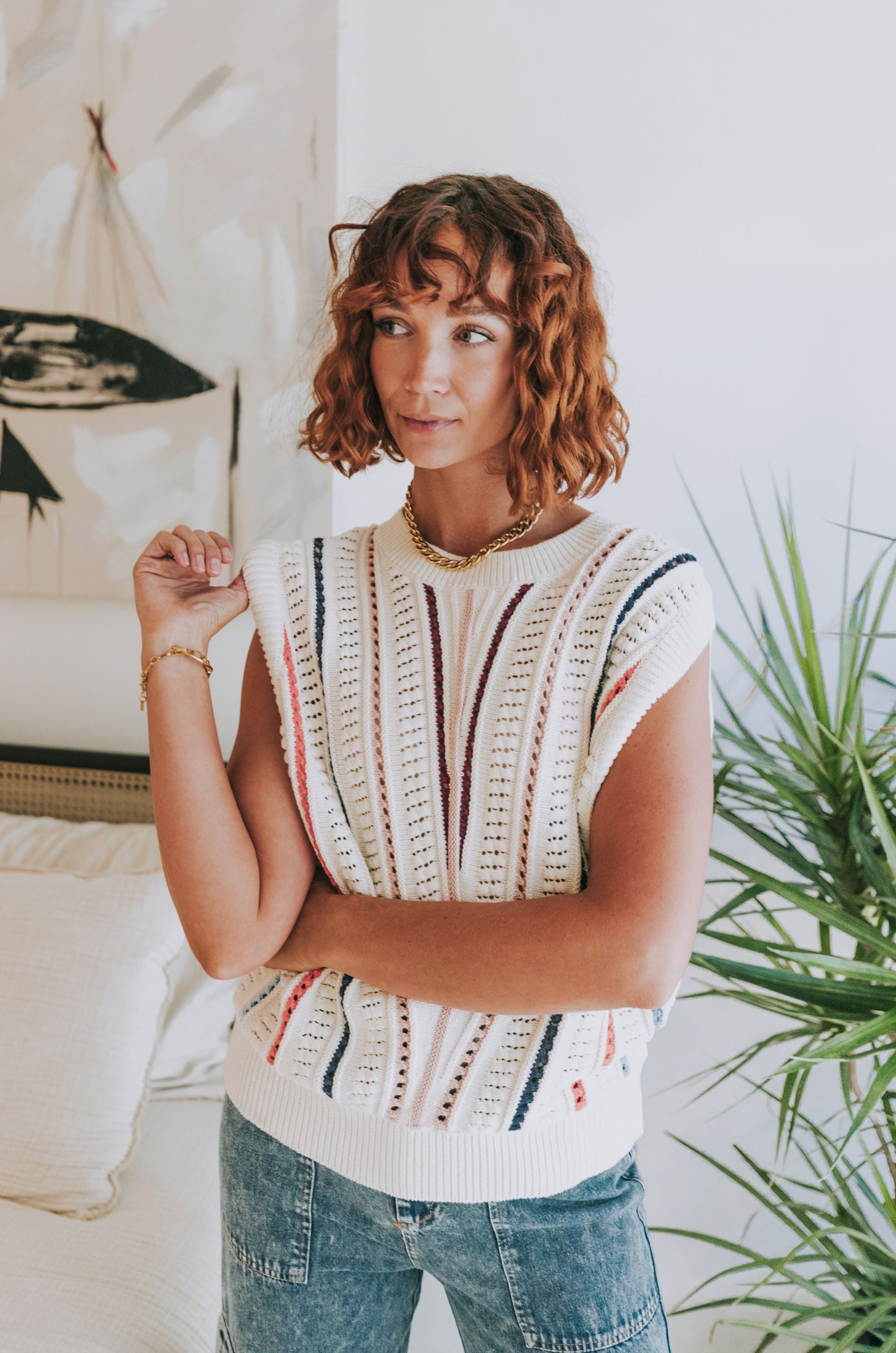 Switch Sides Sweater Vest
