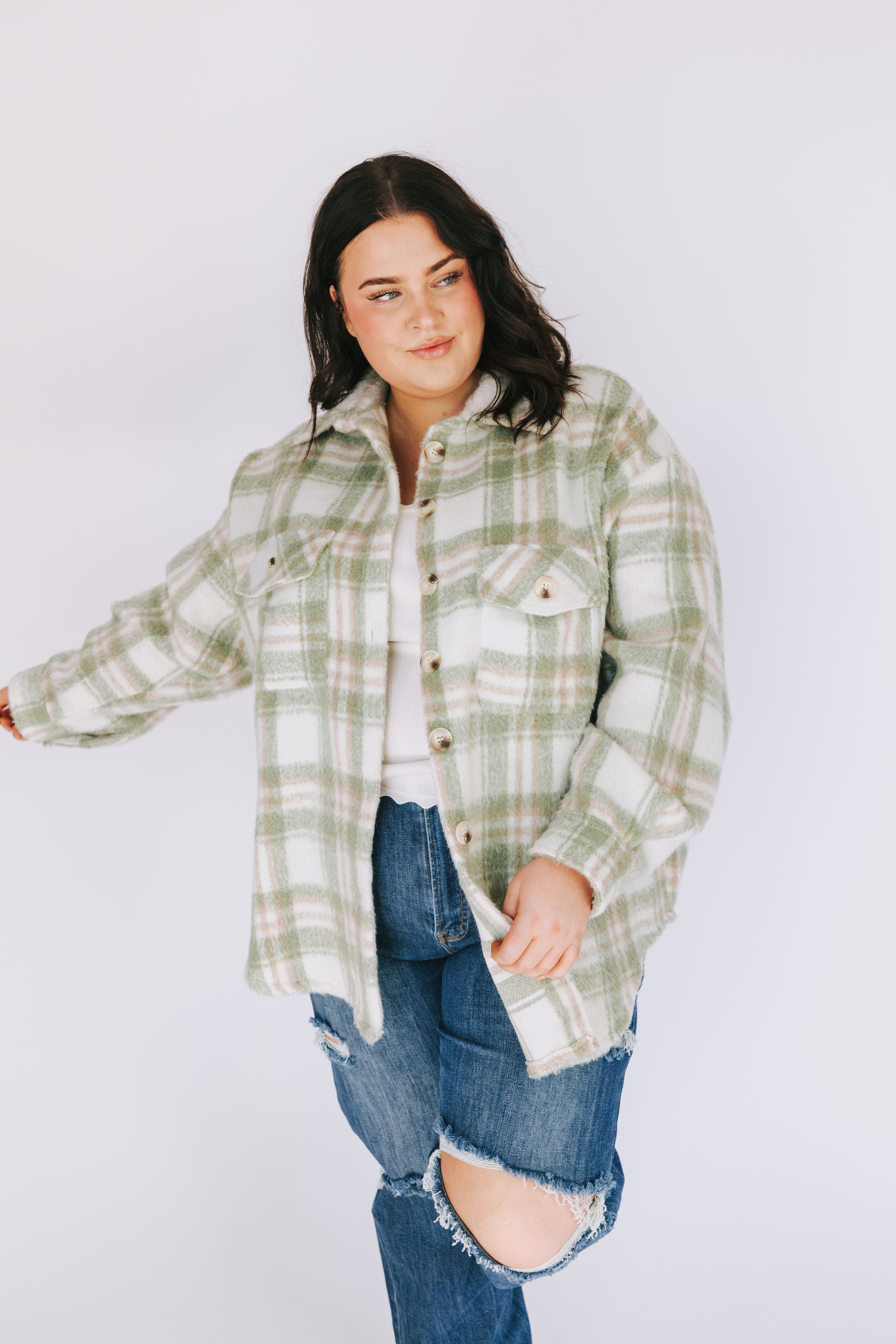 PLUS SIZE - Nothing Left Top