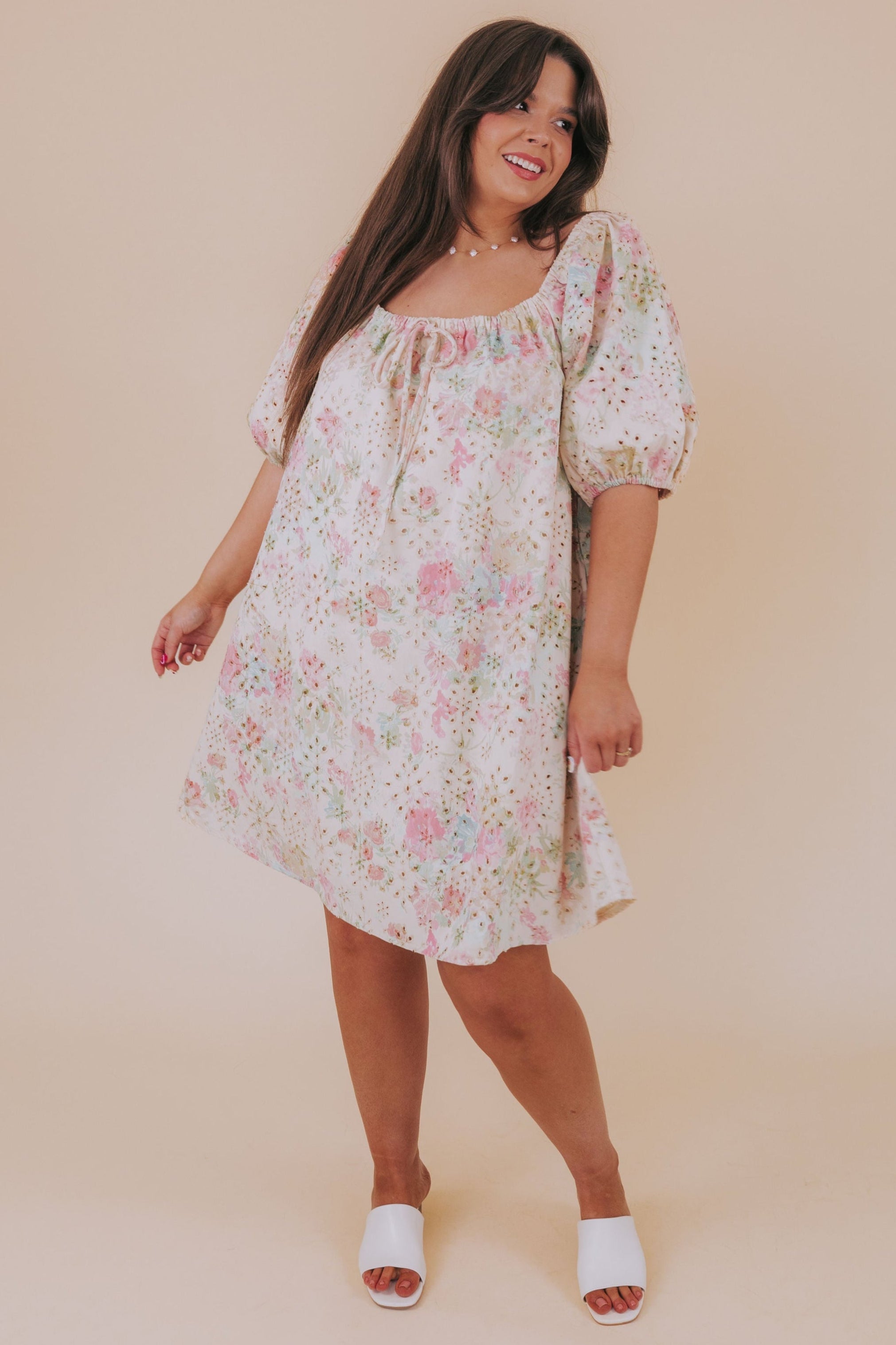 PLUS SIZE - Love In Springtime Dress