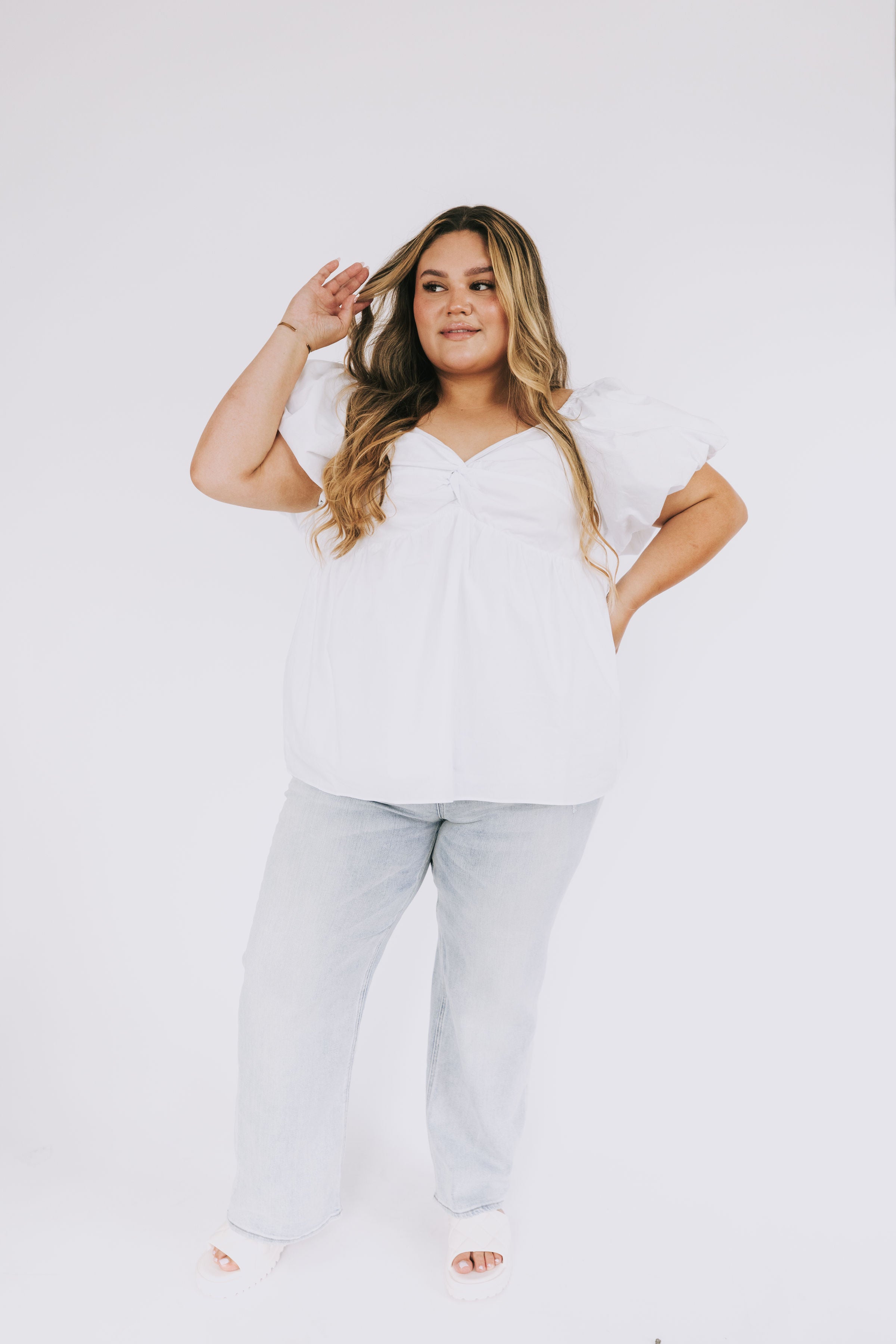 PLUS SIZE - More Time Top