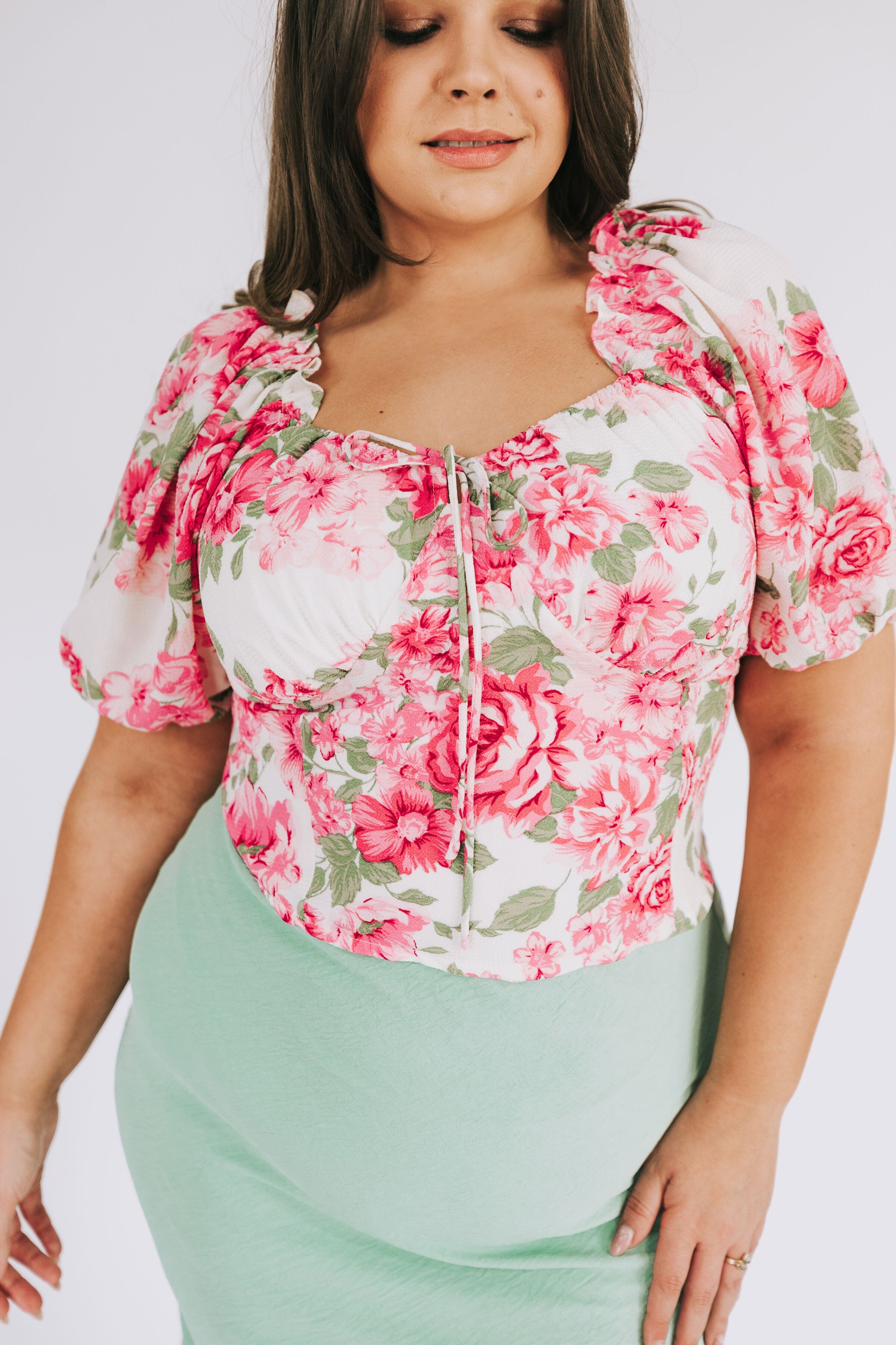 PLUS SIZE - Worth A Shot Top