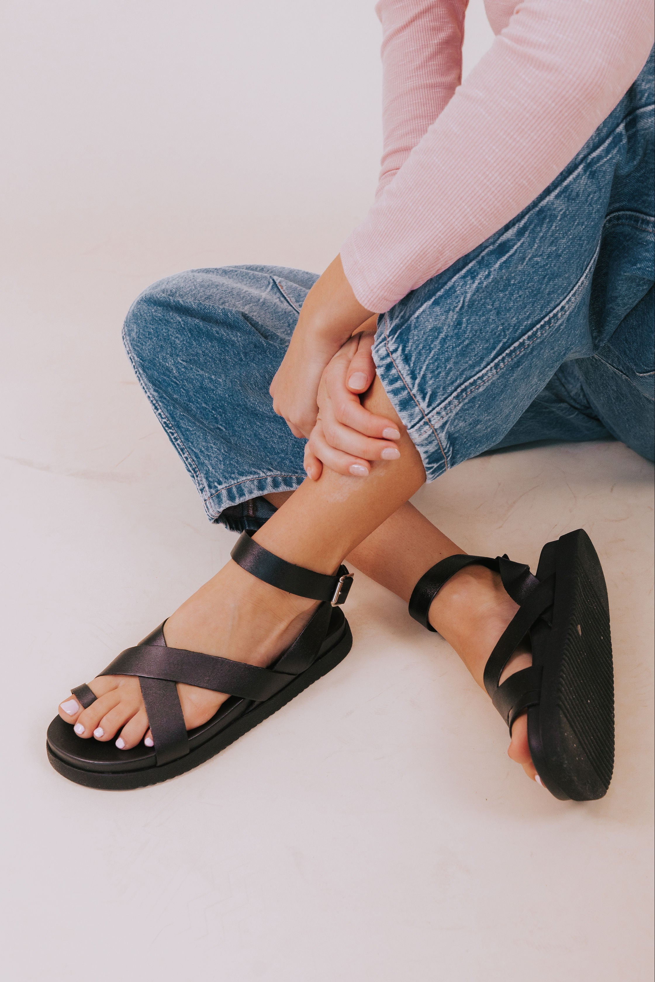 STEVE MADDEN - Mira Black Leather