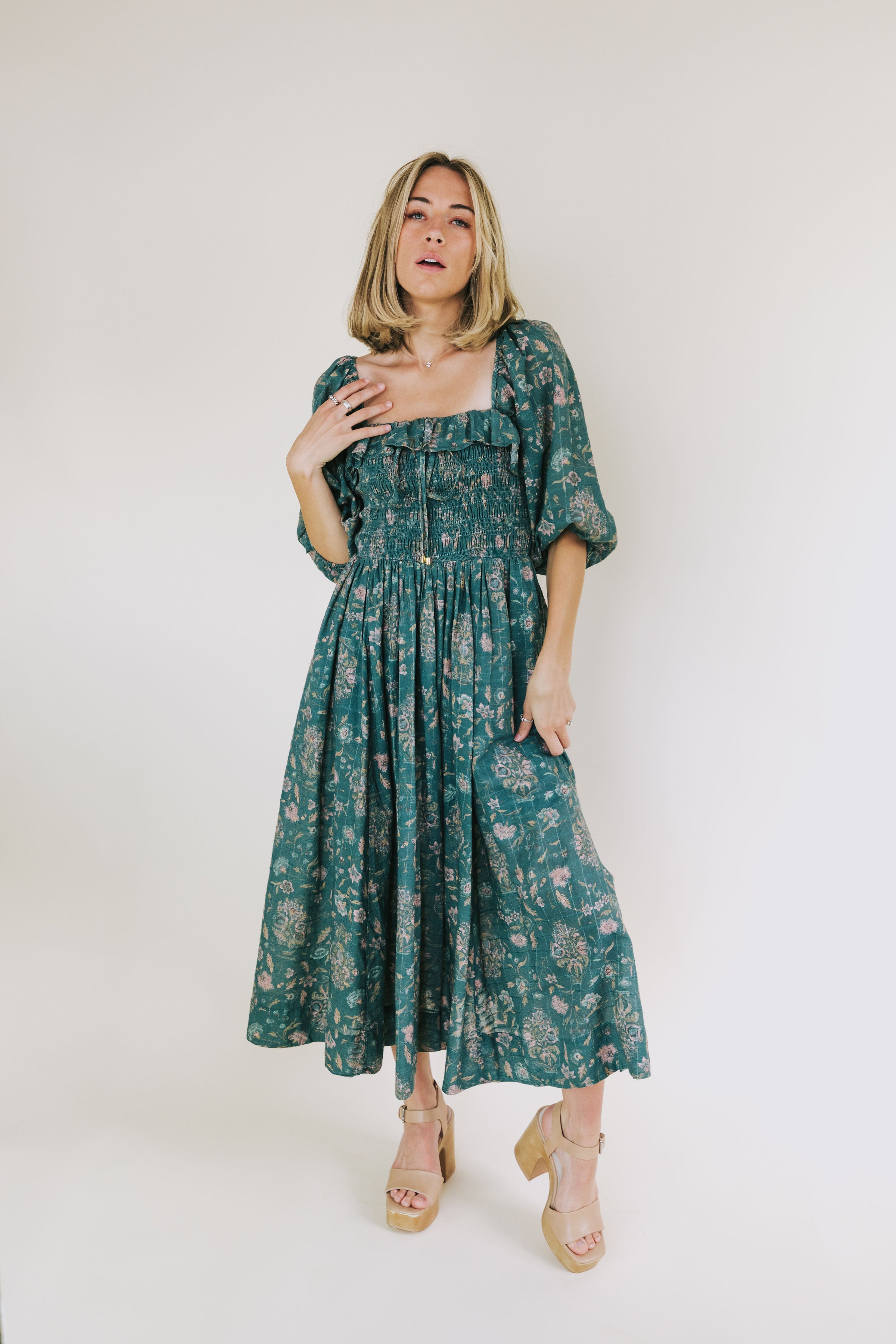 FREE PEOPLE - Oasis Printed Midi