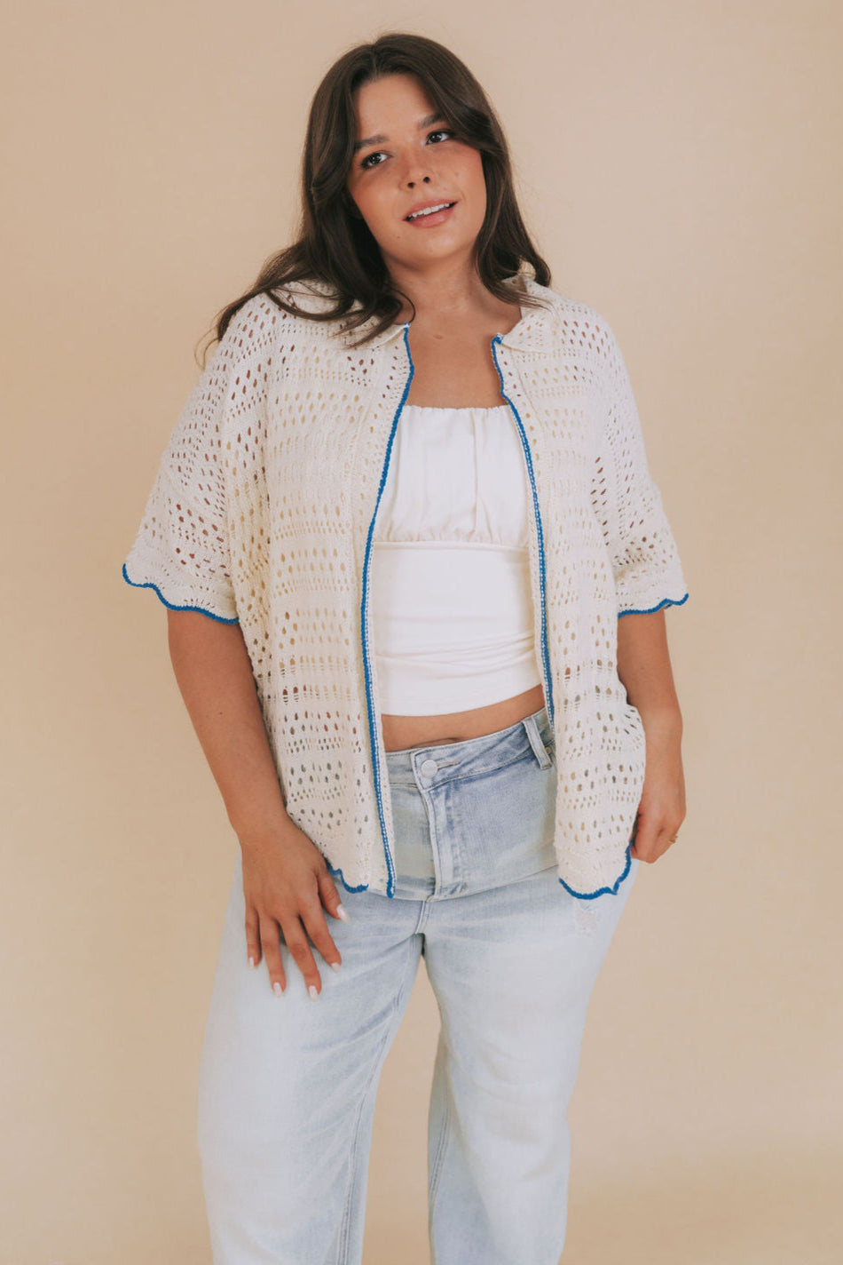 PLUS SIZE - On The Boardwalk Top