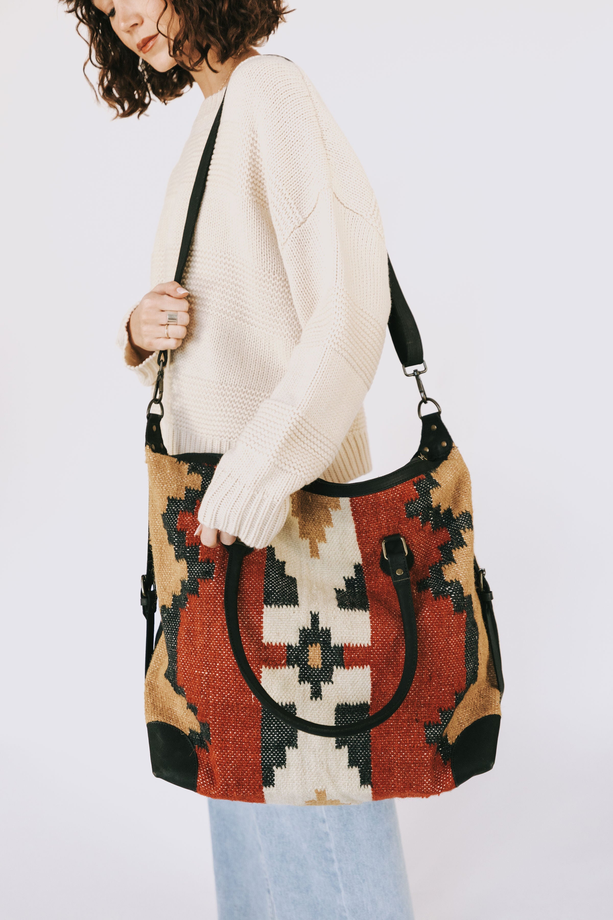 FREE PEOPLE - Quick Trip Weekender Bag by Free People in Red