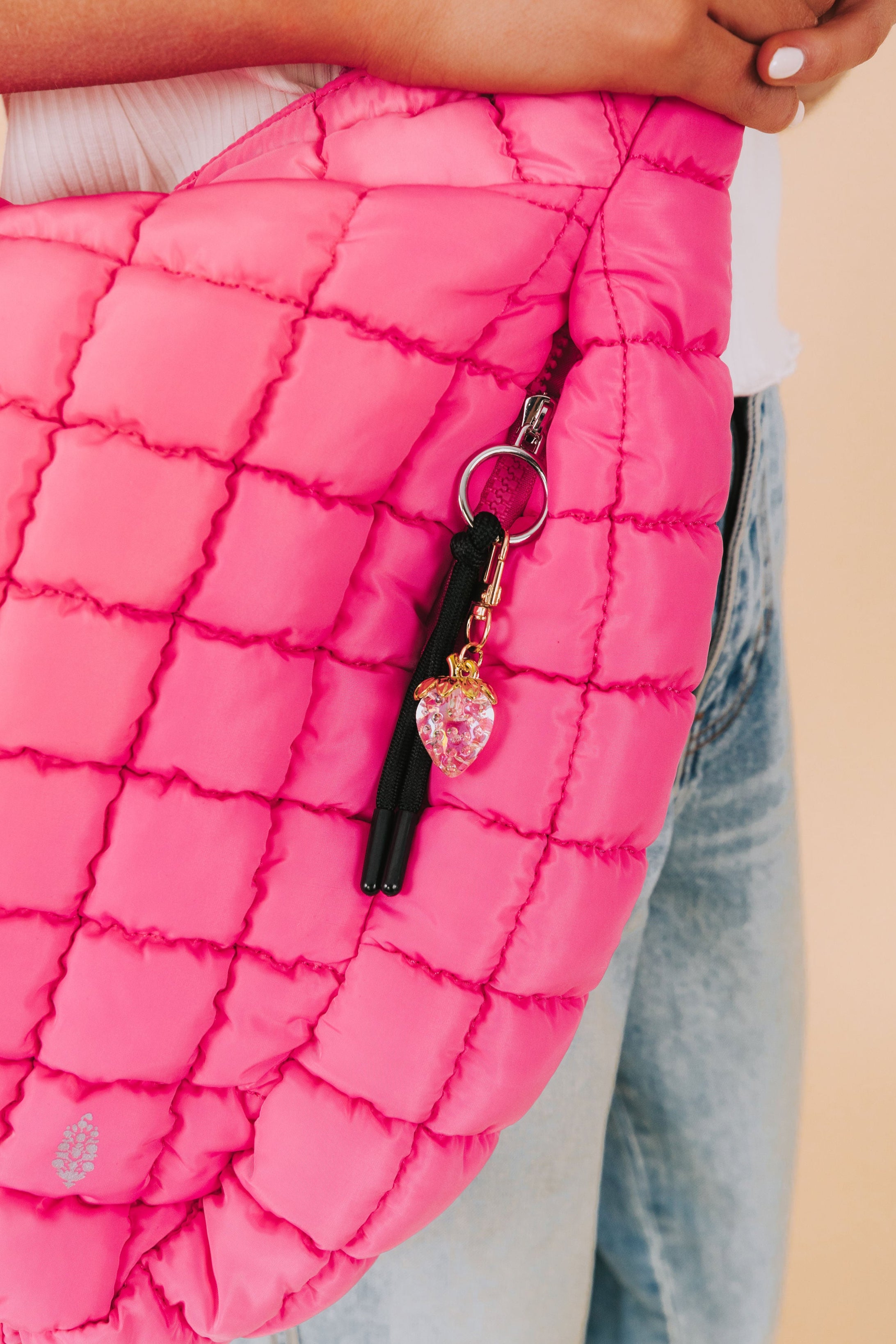 Strawberry Patch Bag Charm