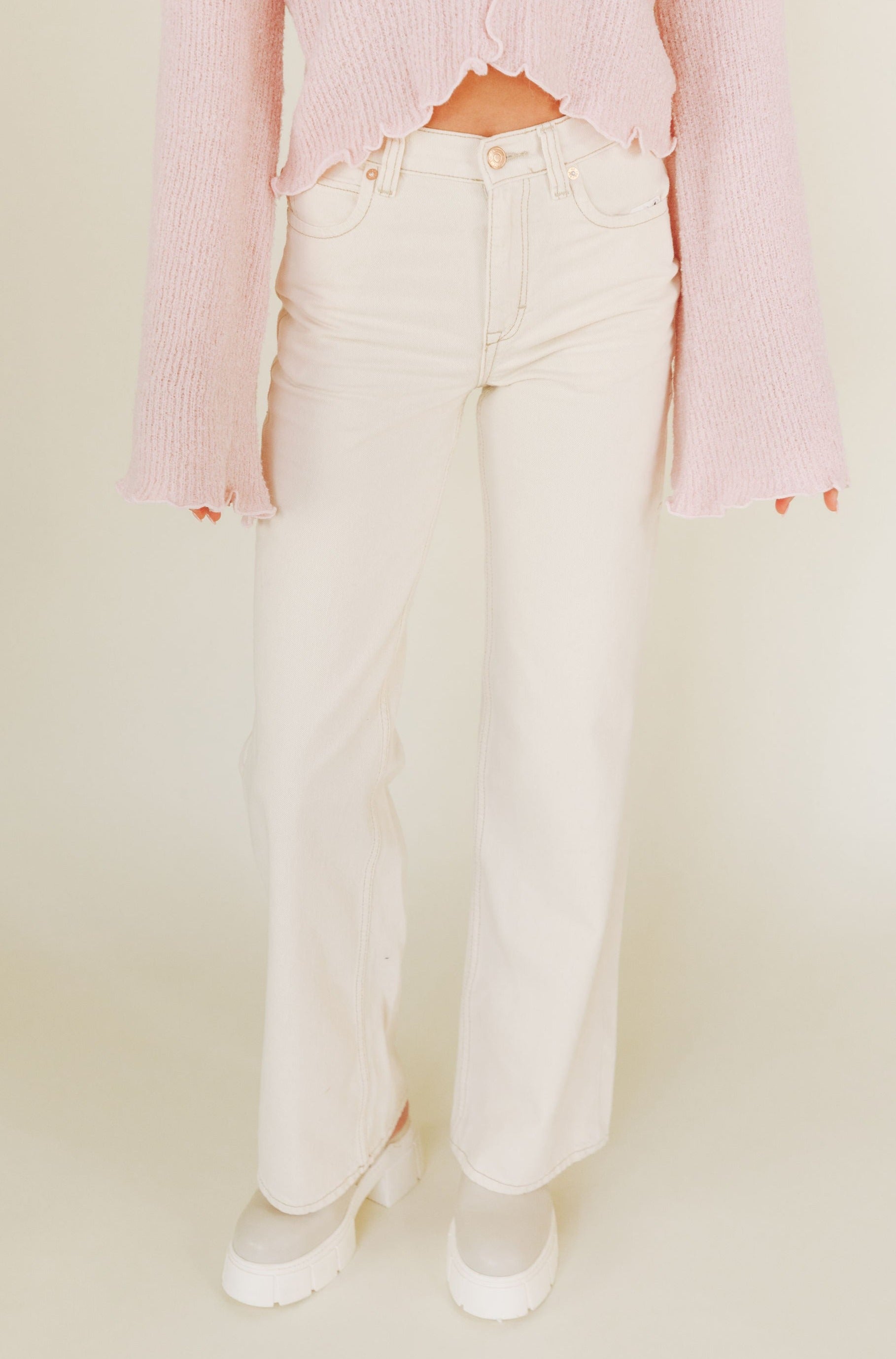 FREE PEOPLE - Tinsley Baggy High-Rise Jeans - 2 Colors